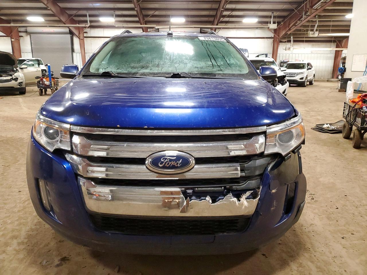 2013 Ford Edge Sel Blue vin: 2FMDK4JC5DBC78890