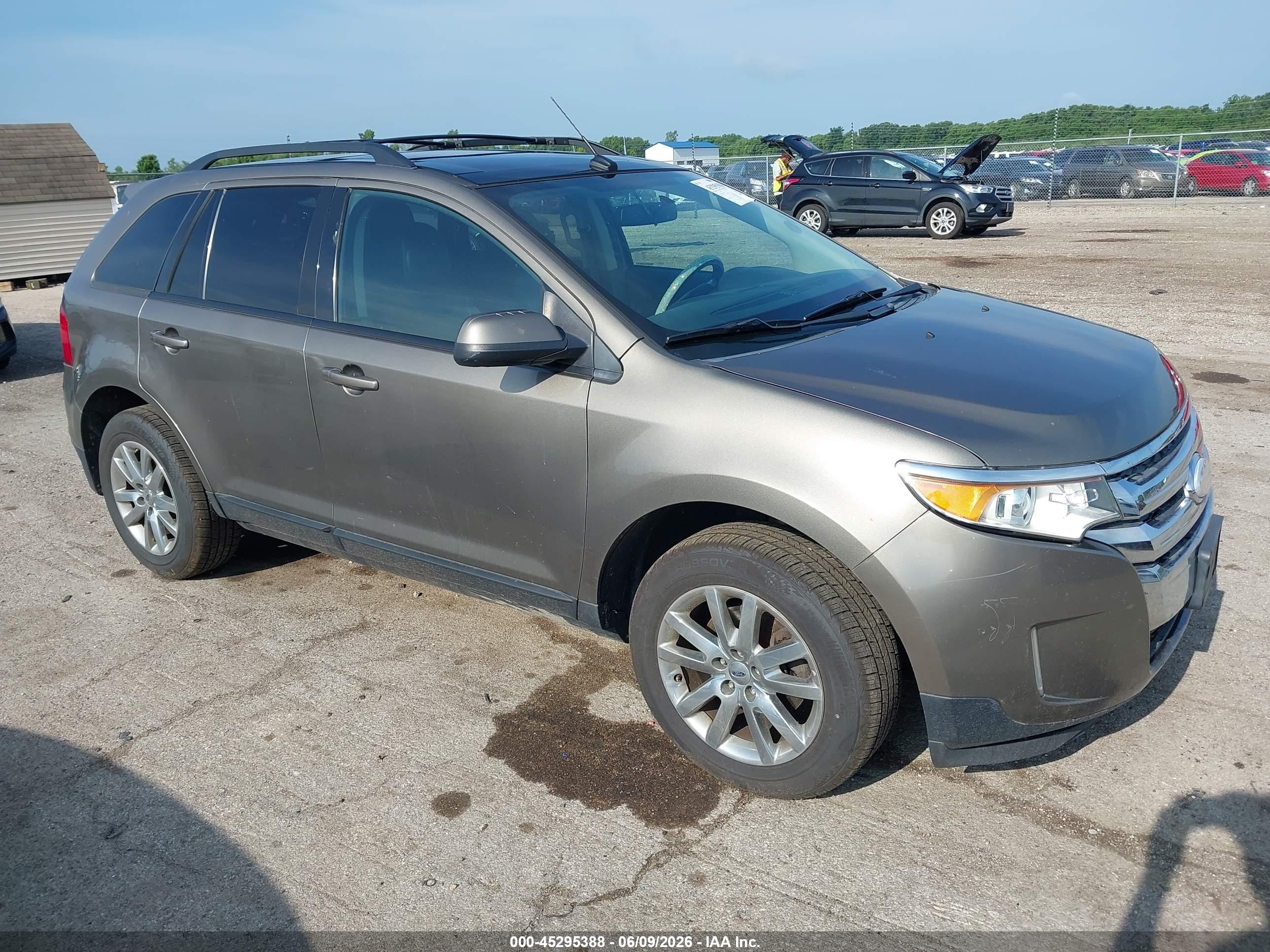 2013 Ford Edge Sel Brown vin: 2FMDK4JC5DBE05525