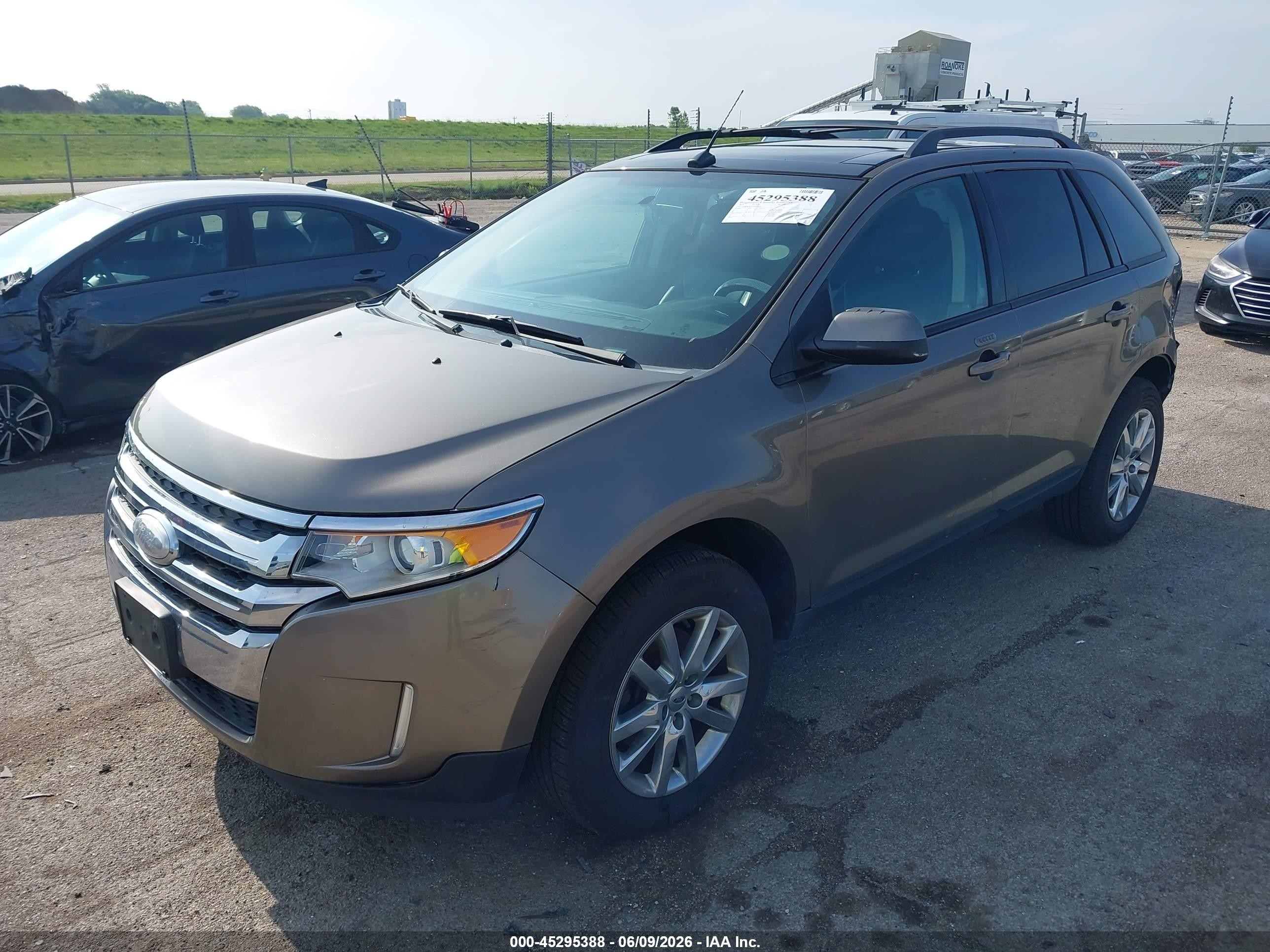 2013 Ford Edge Sel Коричневый vin: 2FMDK4JC5DBE05525