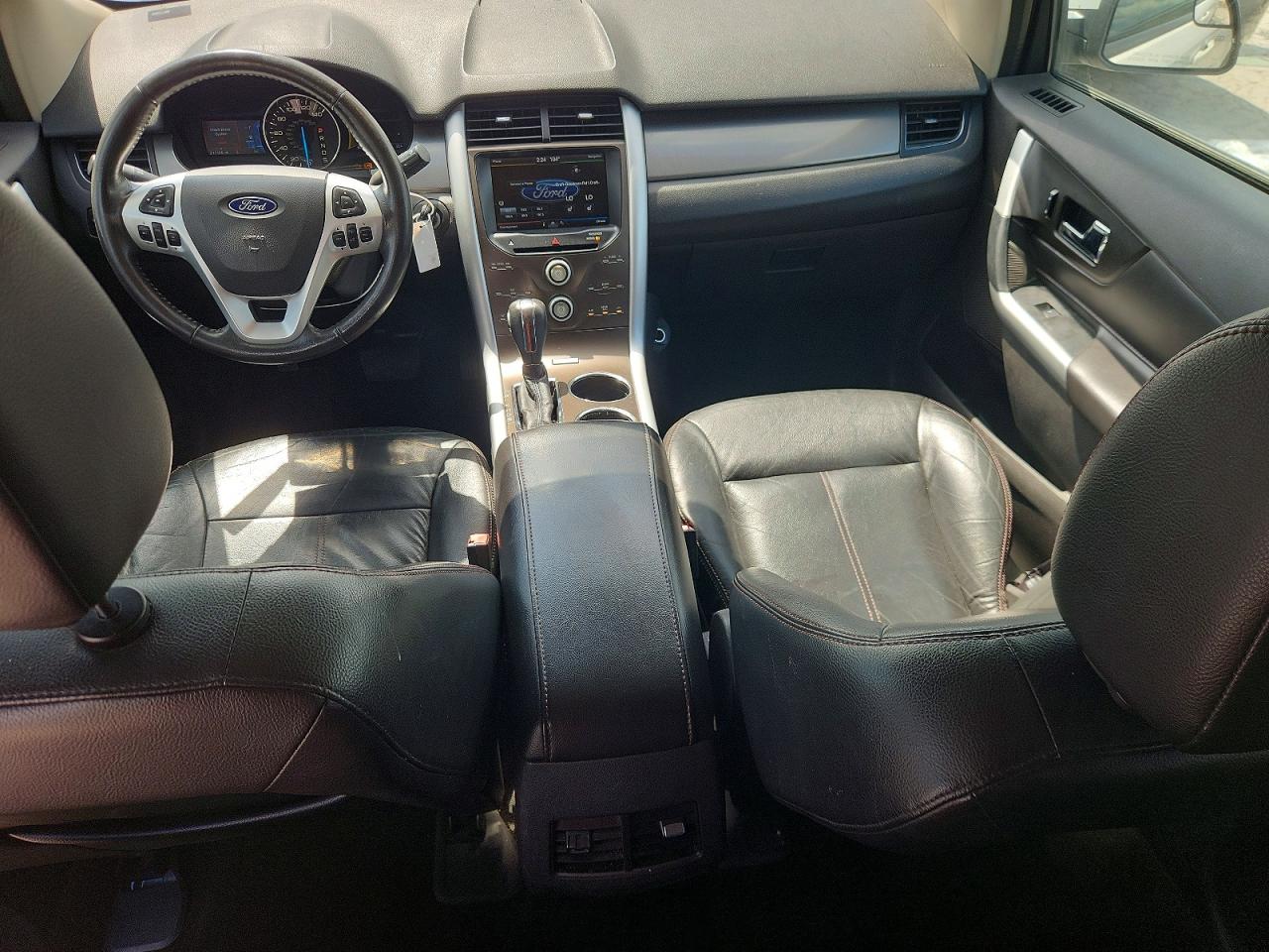 2014 Ford Edge Sel White vin: 2FMDK4JC5EBA06146