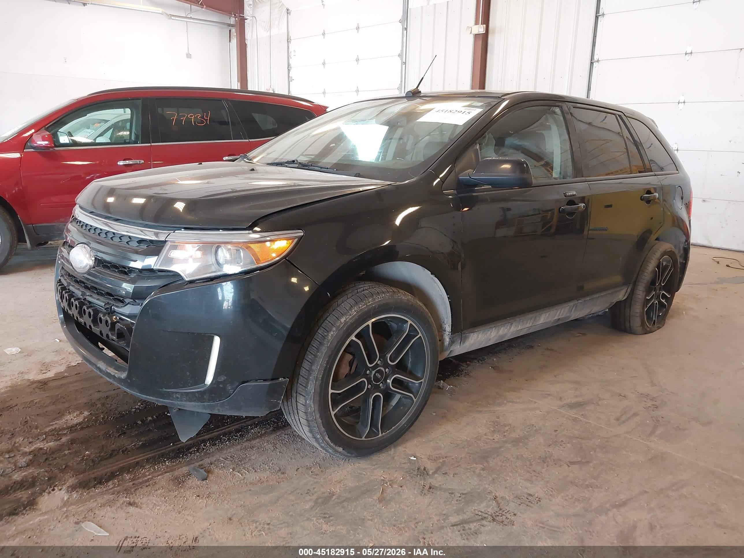 2014 Ford Edge Sel Black vin: 2FMDK4JC5EBA12691