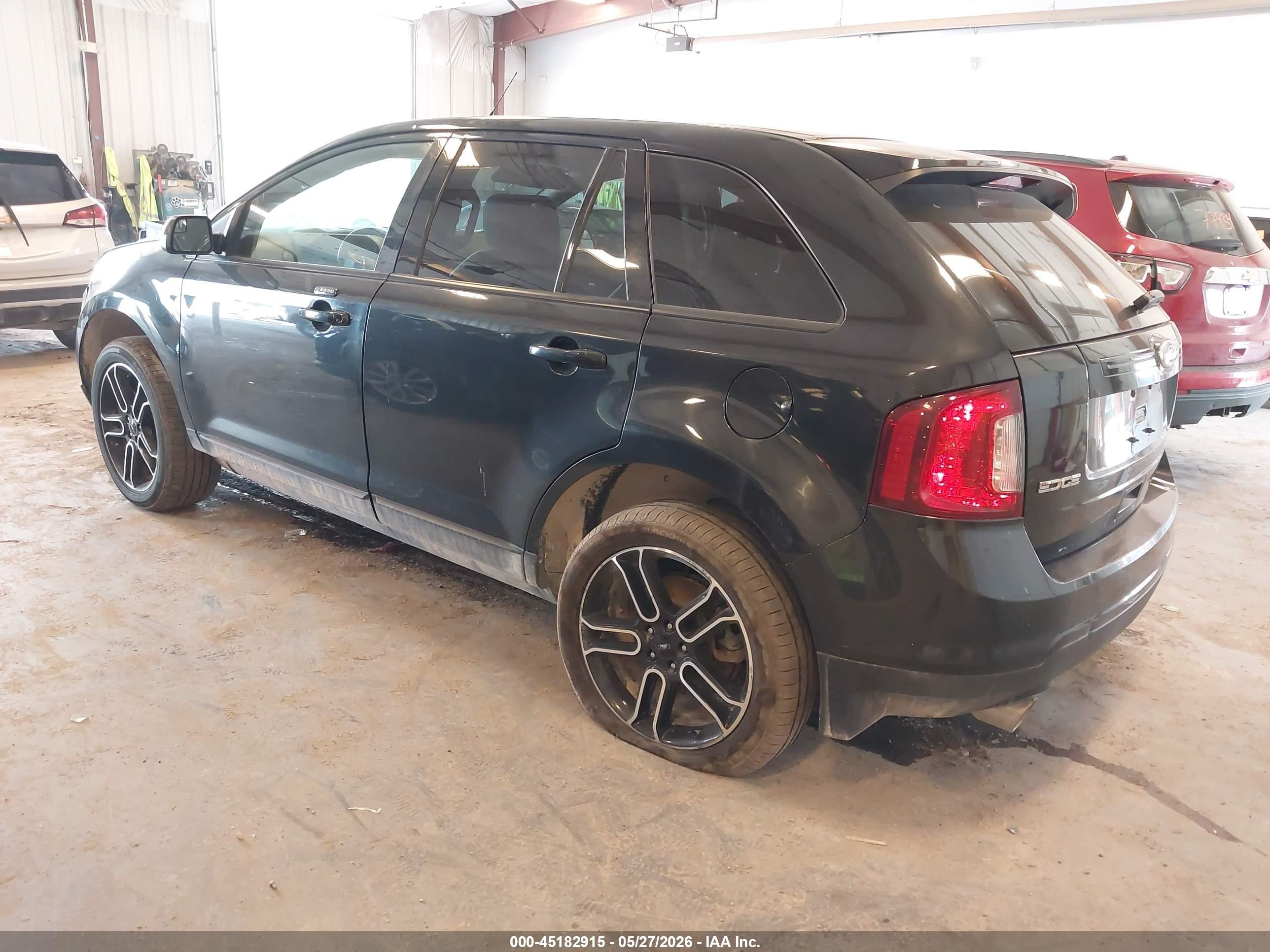 2014 Ford Edge Sel Black vin: 2FMDK4JC5EBA12691