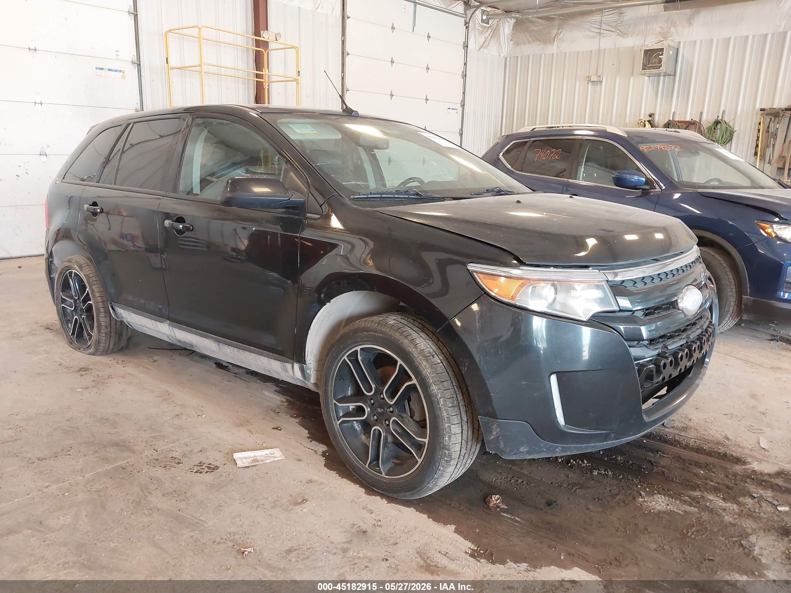 2014 Ford Edge Sel Black vin: 2FMDK4JC5EBA12691