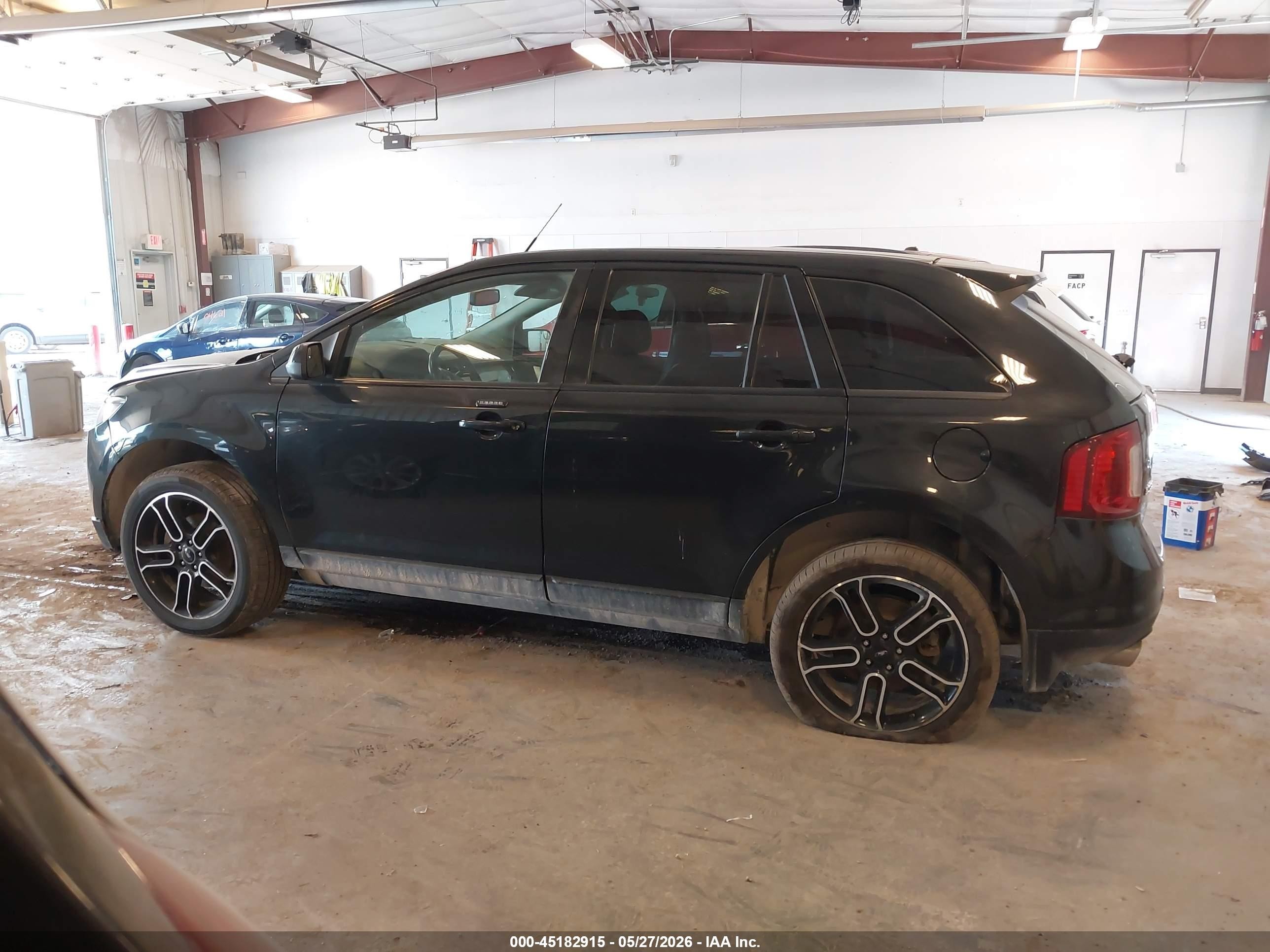 2014 Ford Edge Sel Black vin: 2FMDK4JC5EBA12691