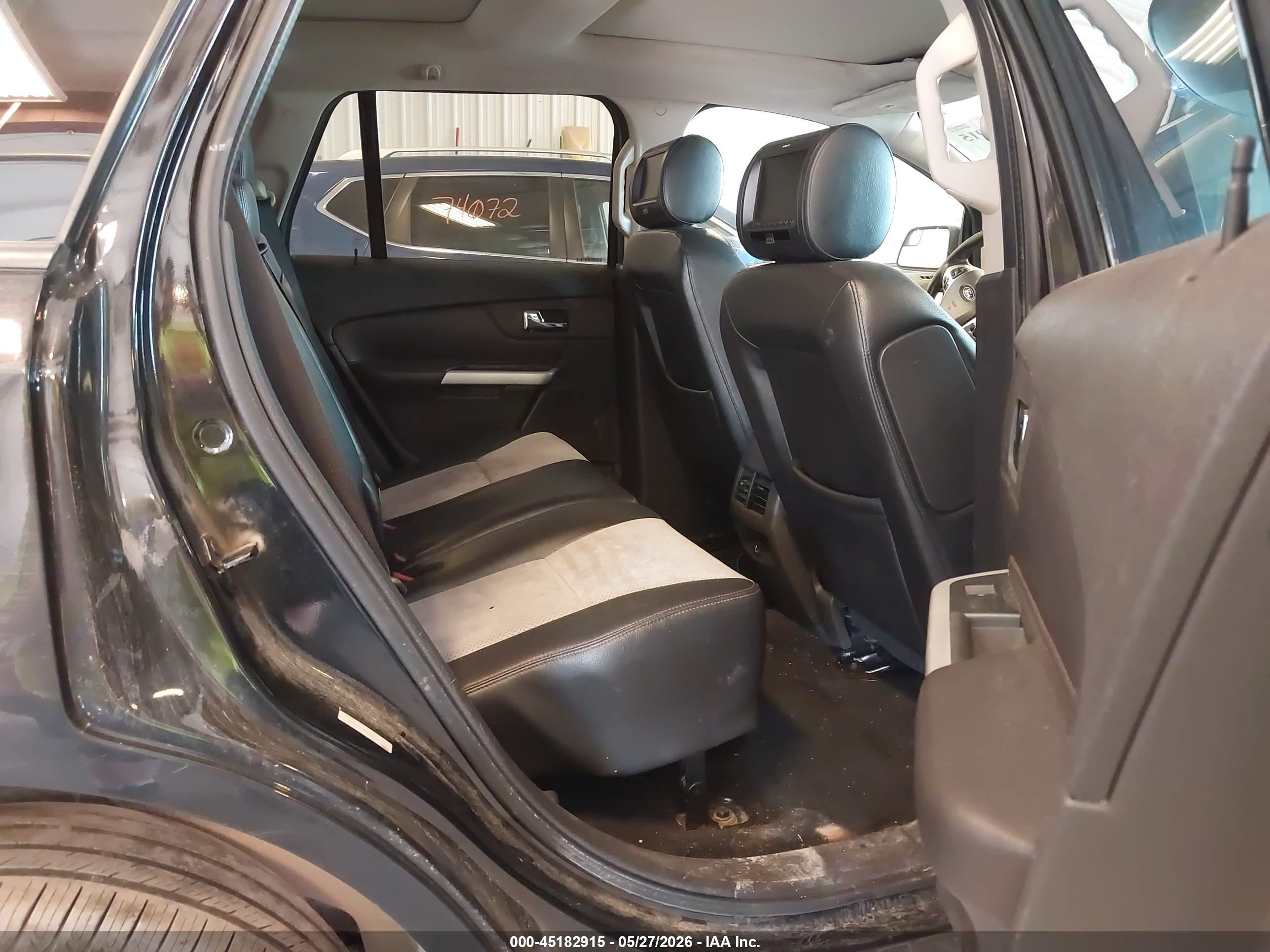2014 Ford Edge Sel Black vin: 2FMDK4JC5EBA12691