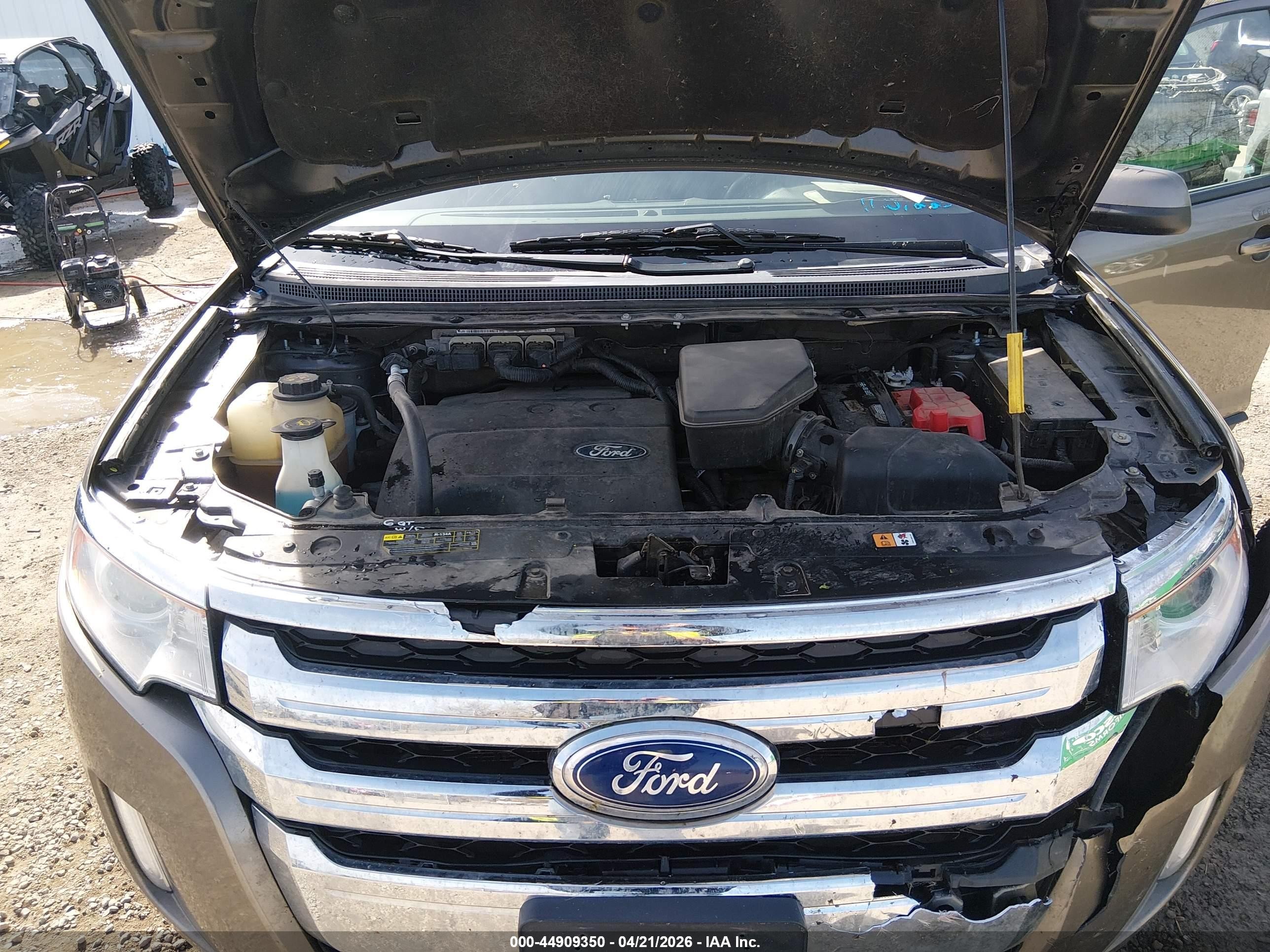 2014 Ford Edge Sel Brown vin: 2FMDK4JC5EBA20502