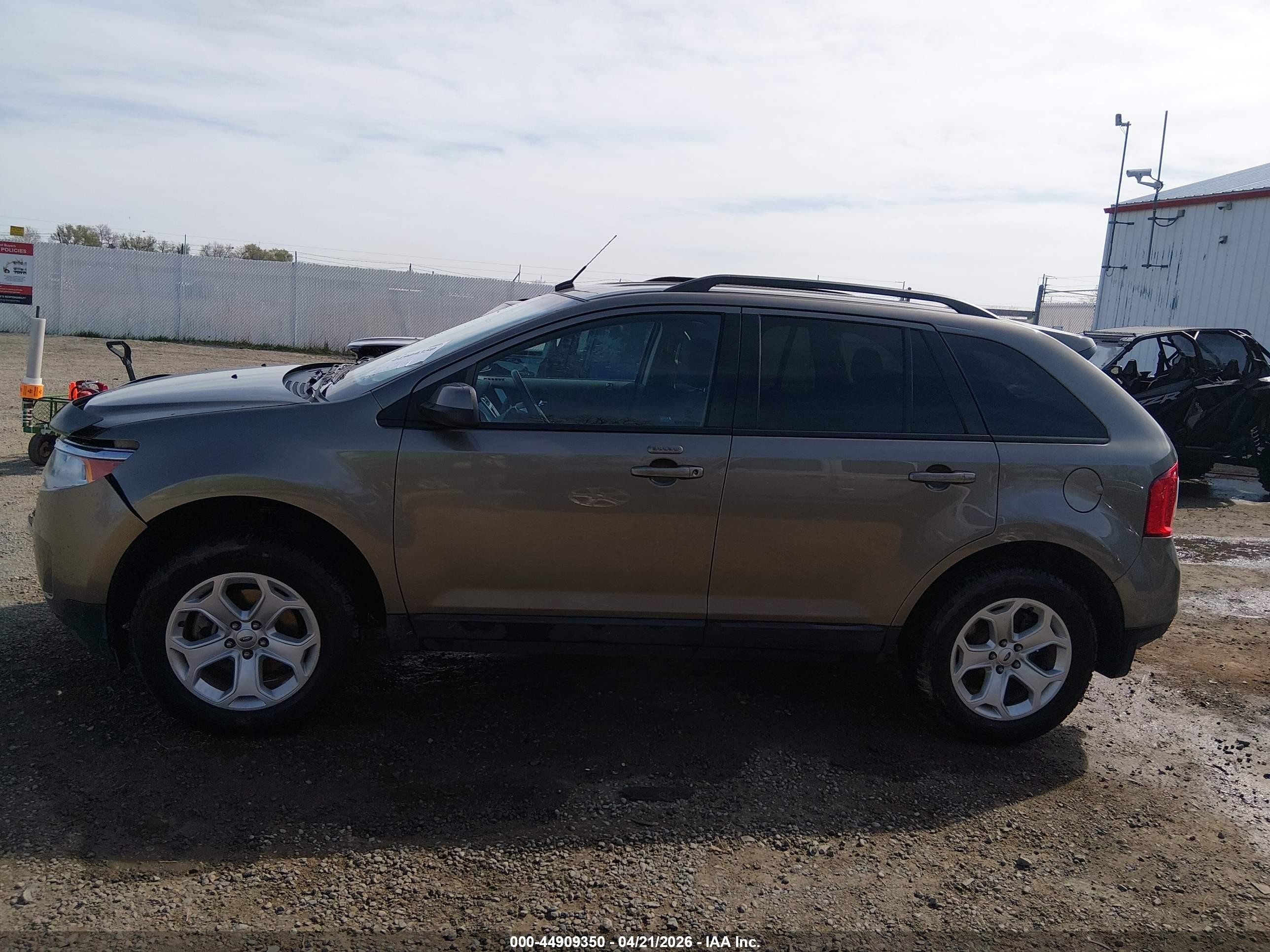 2014 Ford Edge Sel Brown vin: 2FMDK4JC5EBA20502