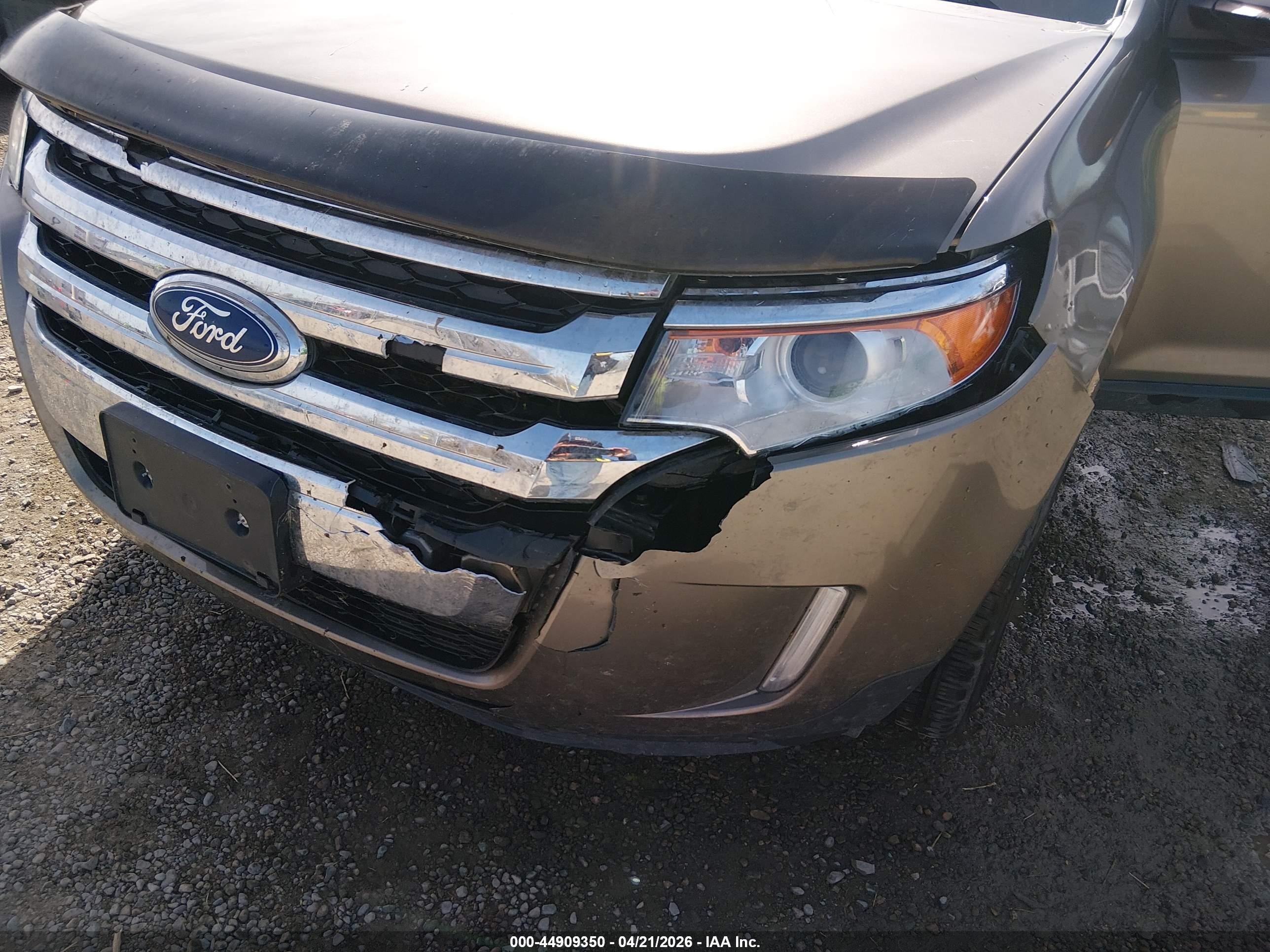 2014 Ford Edge Sel Brown vin: 2FMDK4JC5EBA20502