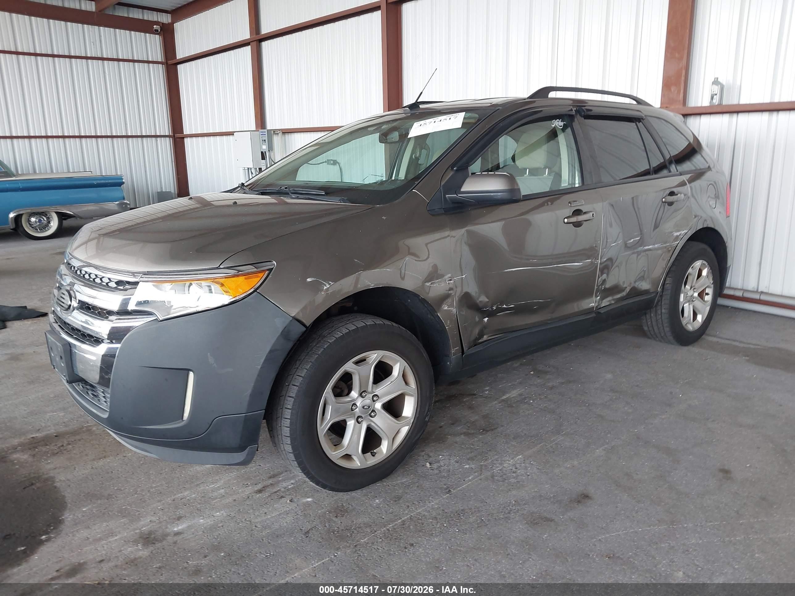 2014 Ford Edge Sel Gray vin: 2FMDK4JC5EBA75709