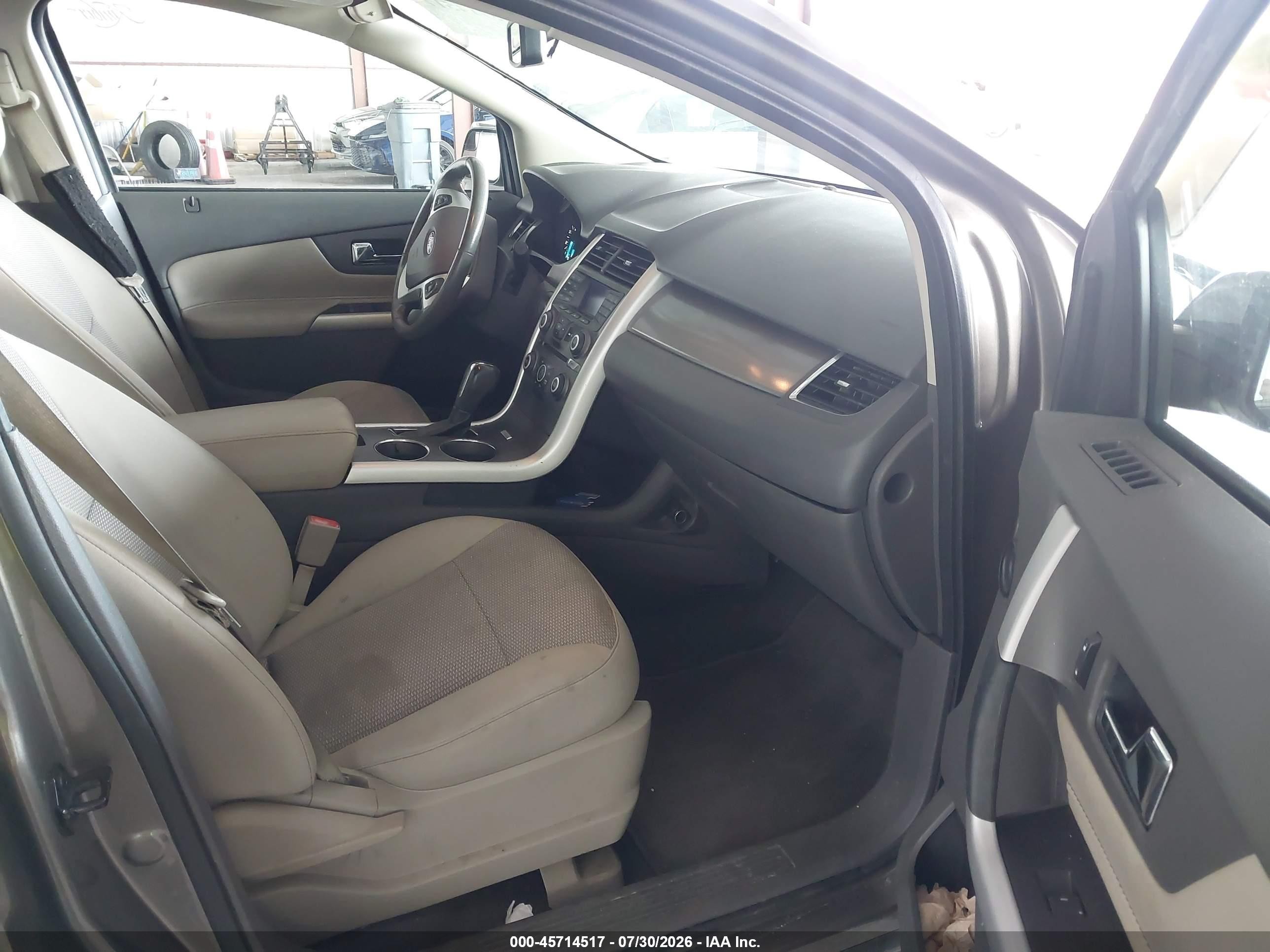 2014 Ford Edge Sel Gray vin: 2FMDK4JC5EBA75709