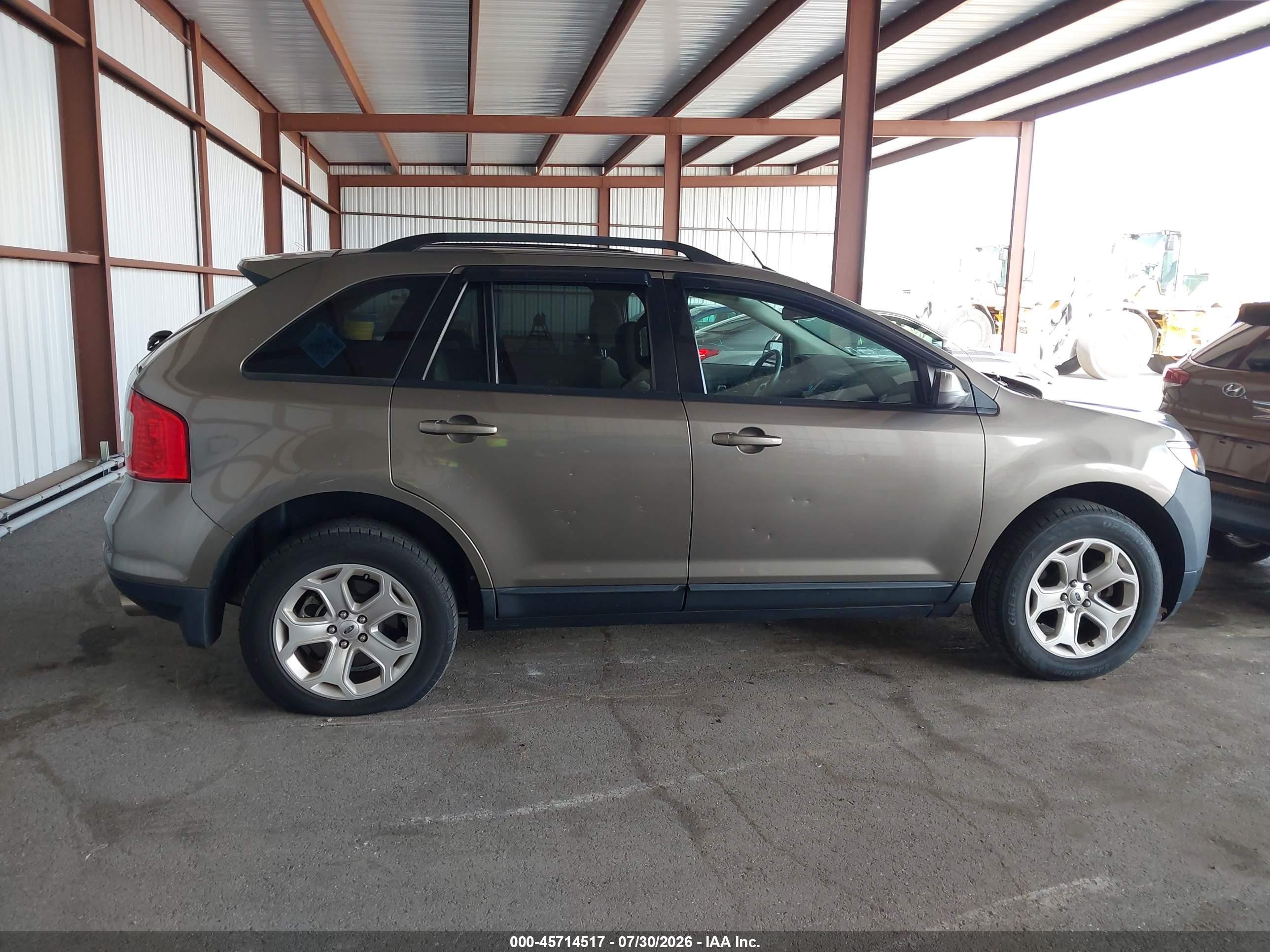 2014 Ford Edge Sel Gray vin: 2FMDK4JC5EBA75709