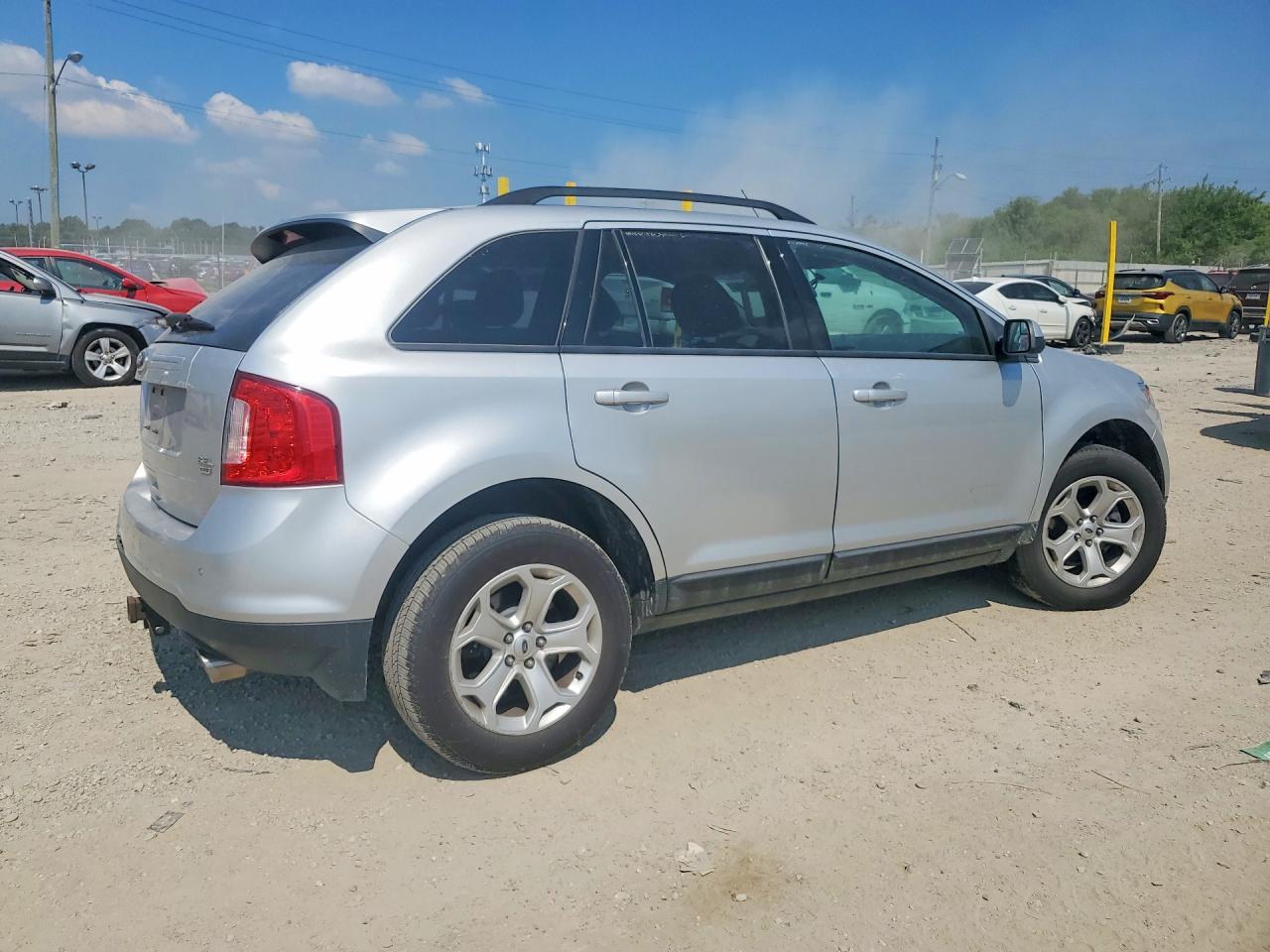 2014 Ford Edge Sel Silver vin: 2FMDK4JC5EBB17652