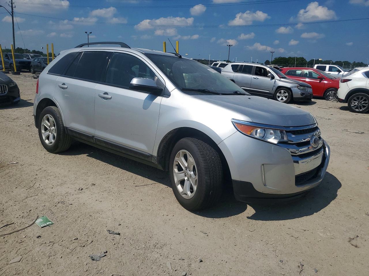 2014 Ford Edge Sel Silver vin: 2FMDK4JC5EBB17652