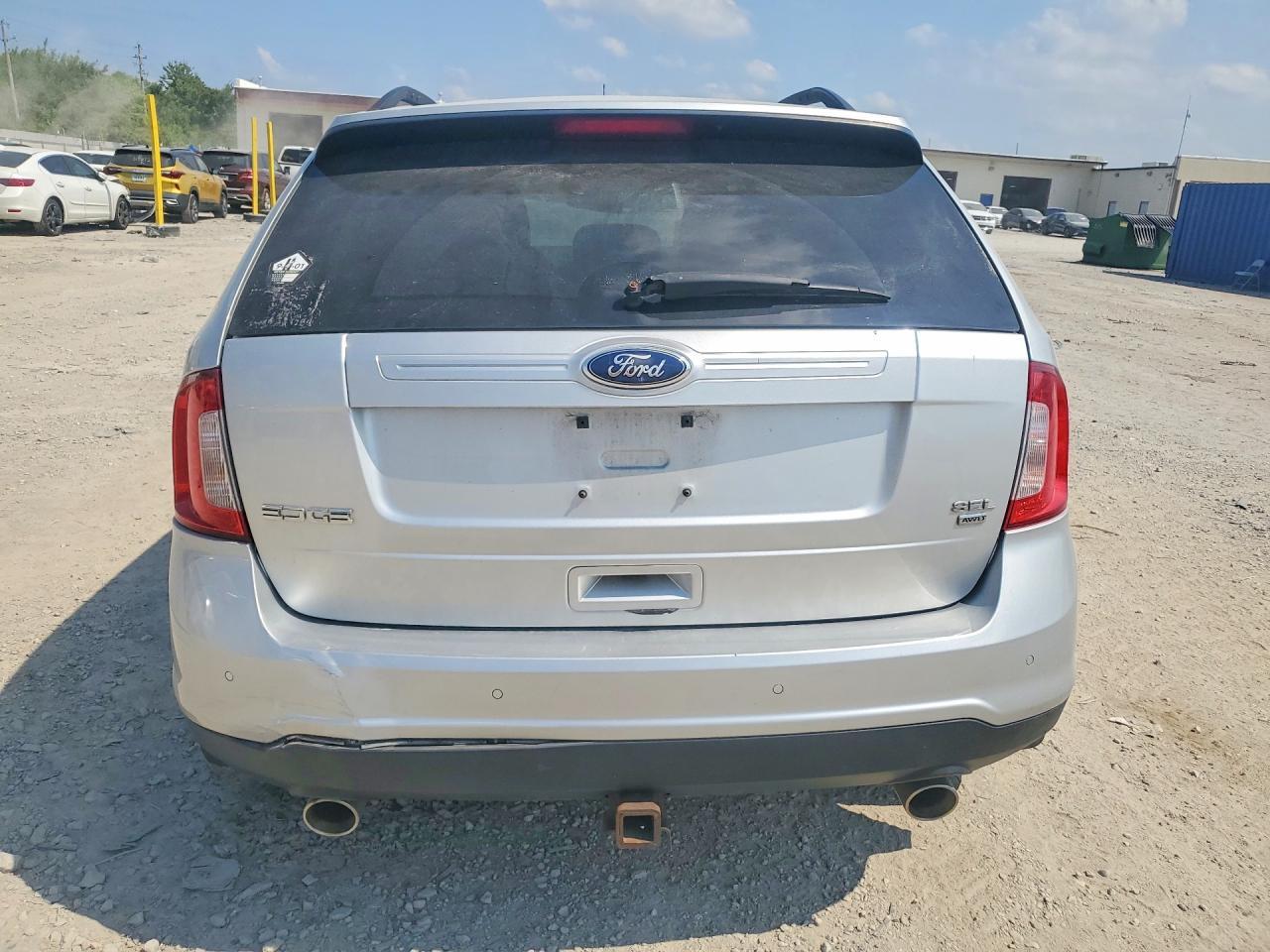 2014 Ford Edge Sel Silver vin: 2FMDK4JC5EBB17652
