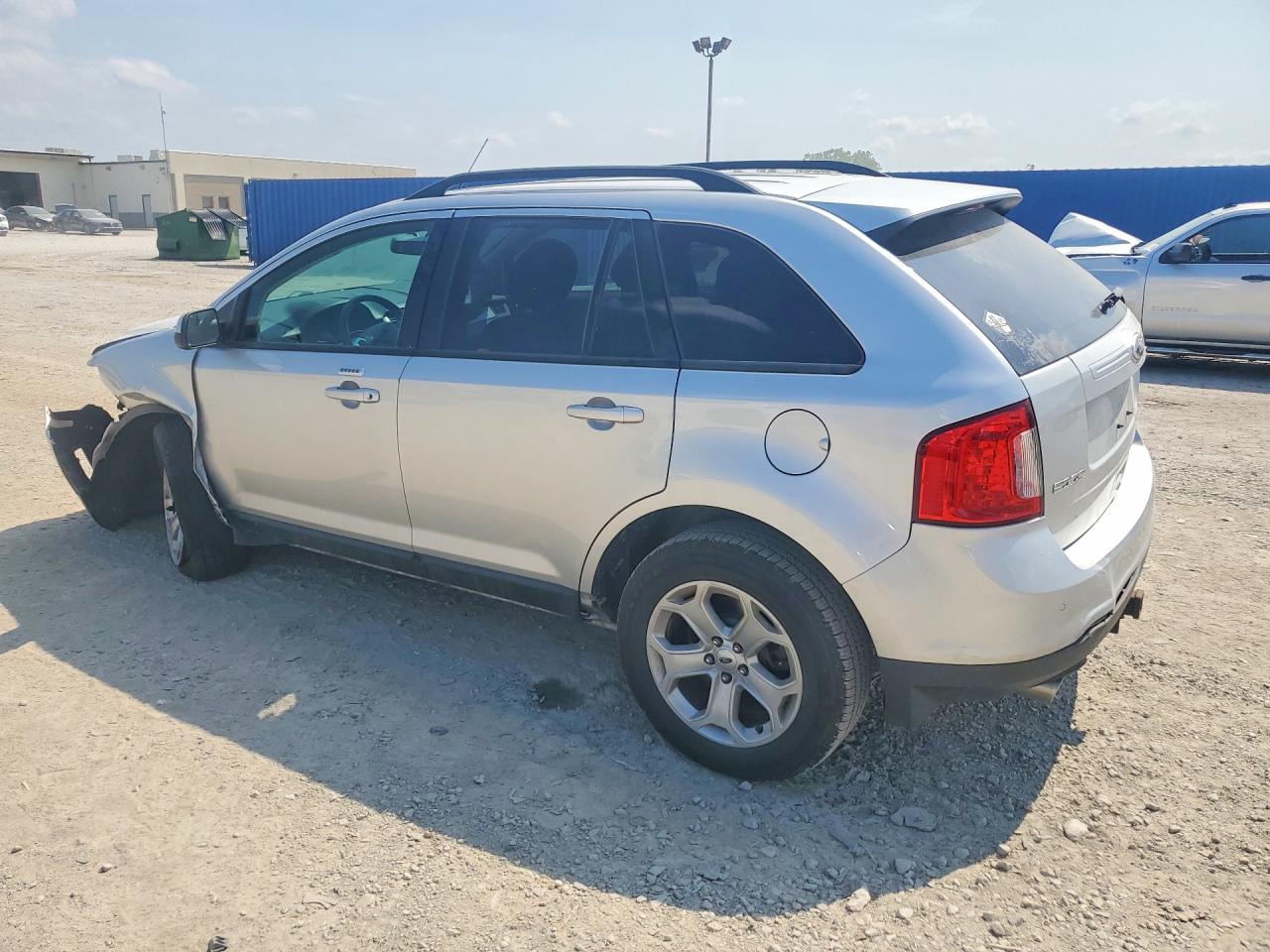 2014 Ford Edge Sel Silver vin: 2FMDK4JC5EBB17652