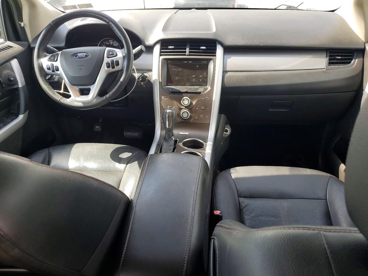 2014 Ford Edge Sel White vin: 2FMDK4JC5EBB27341