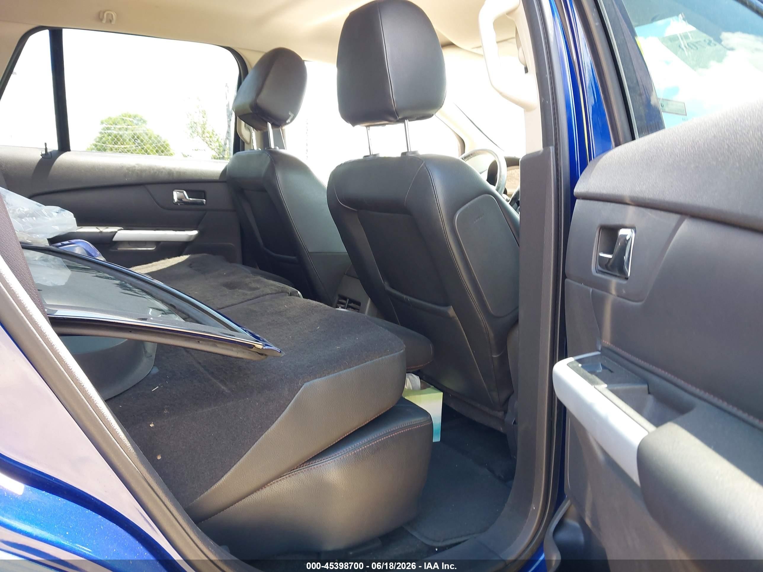2014 Ford Edge Sel Синий vin: 2FMDK4JC5EBB39036