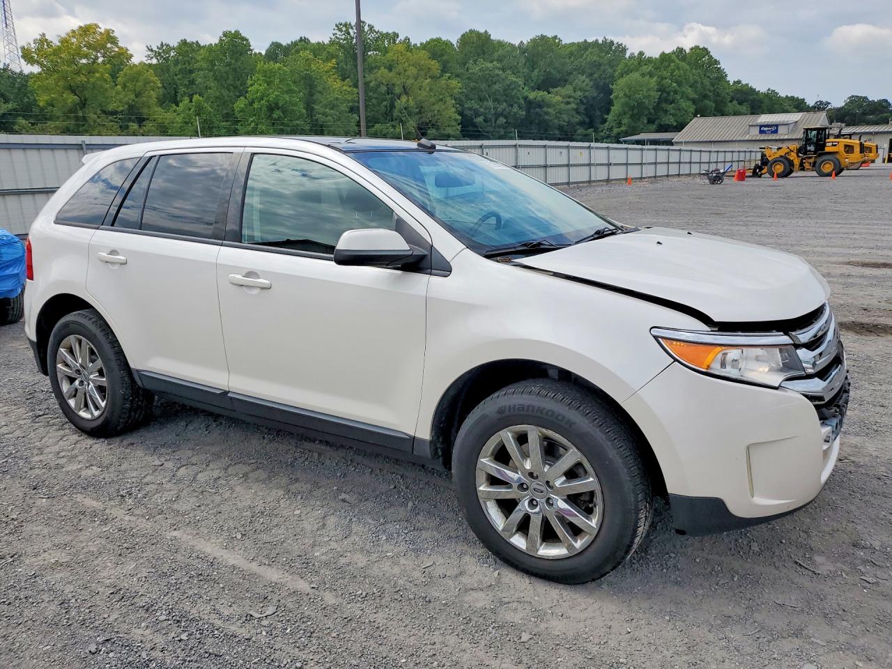 2014 Ford Edge Sel White vin: 2FMDK4JC5EBB43958