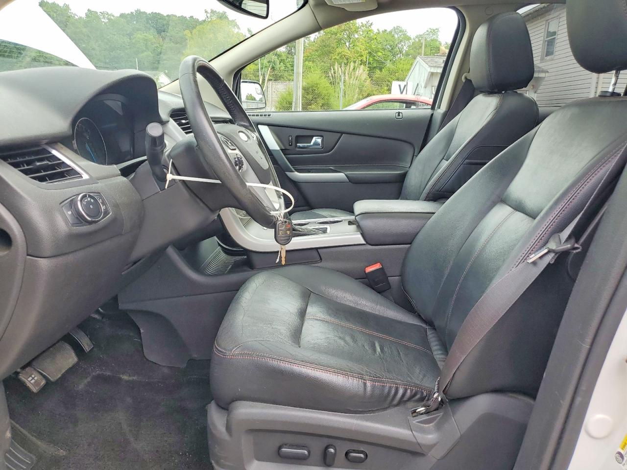 2014 Ford Edge Sel White vin: 2FMDK4JC5EBB43958