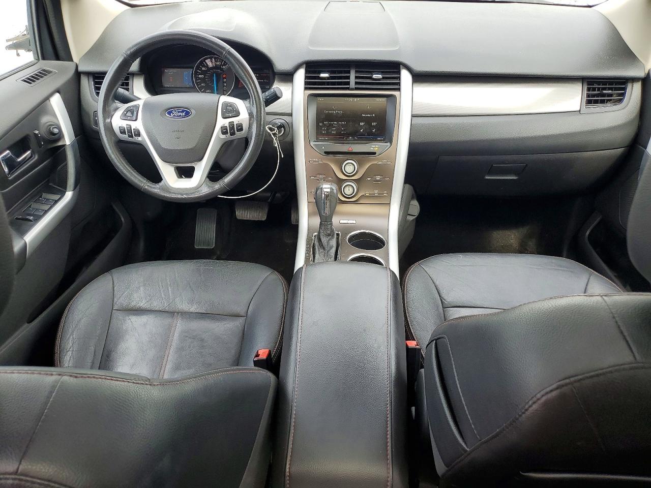 2014 Ford Edge Sel White vin: 2FMDK4JC5EBB43958