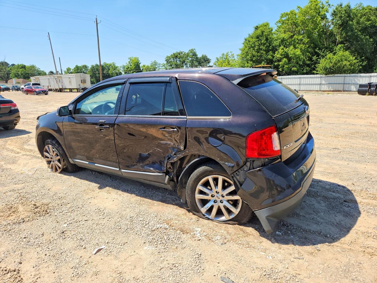 2014 Ford Edge Sel Black vin: 2FMDK4JC5EBB53857