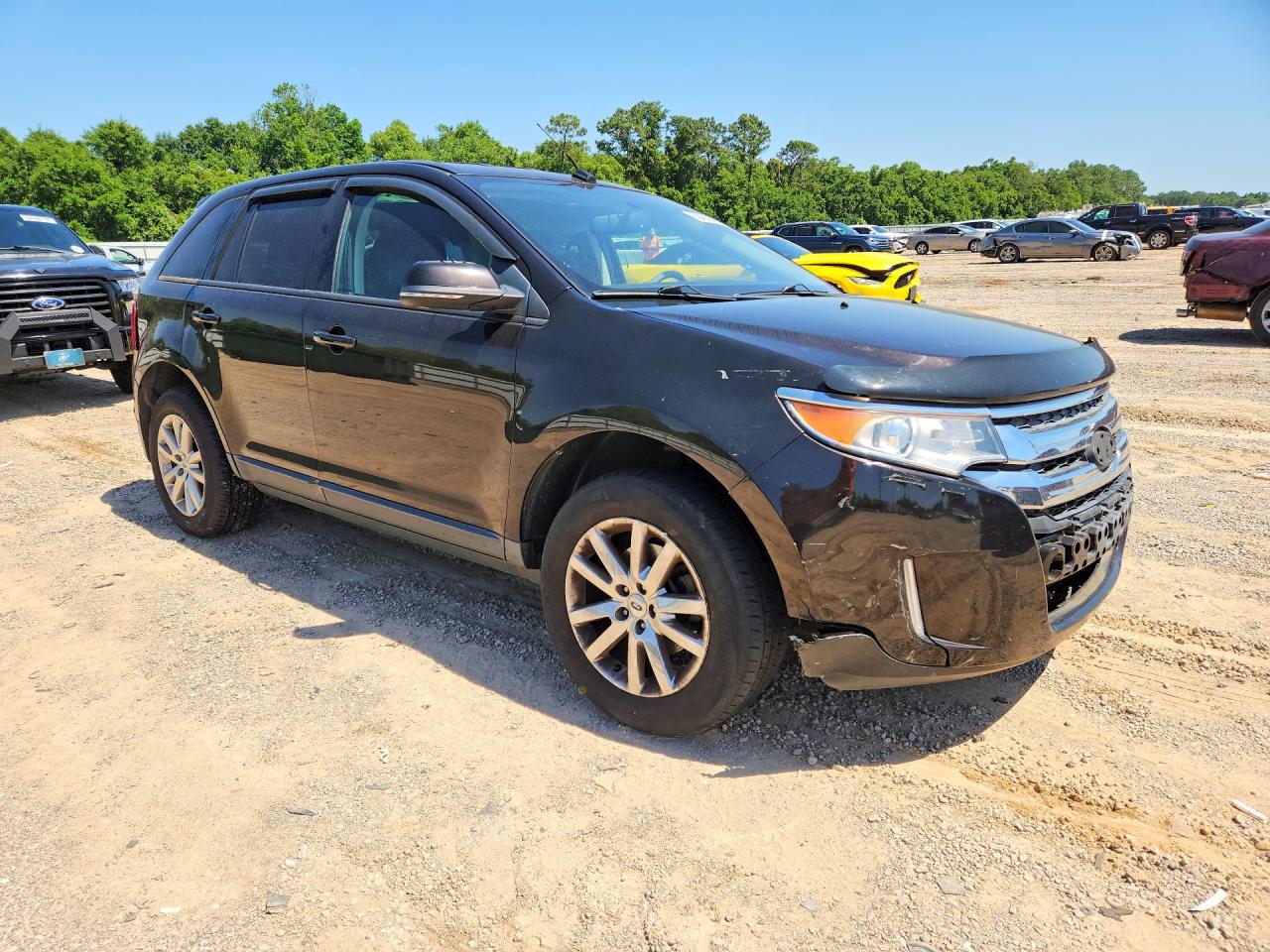 2014 Ford Edge Sel Black vin: 2FMDK4JC5EBB53857