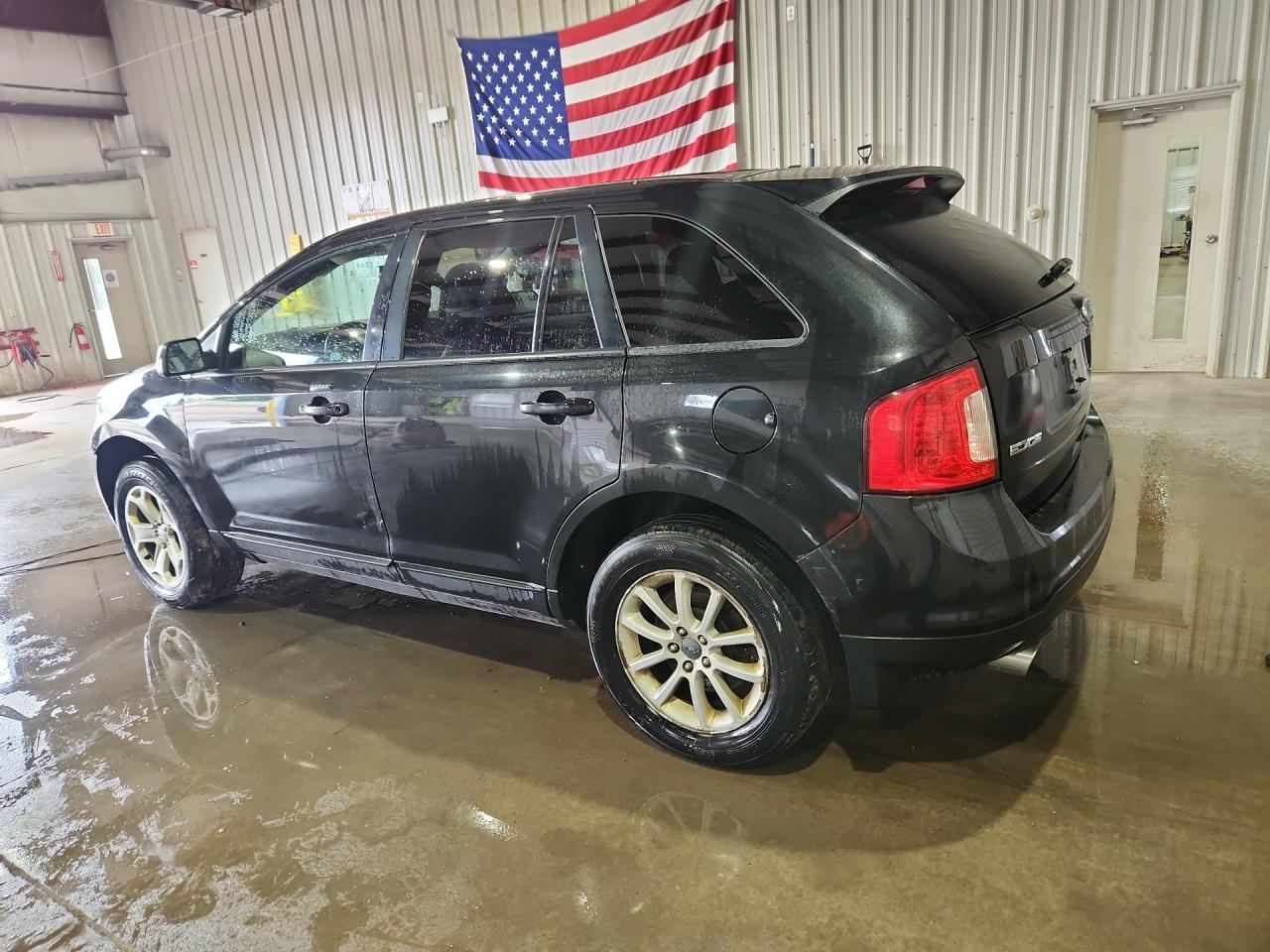 2014 Ford Edge Sel Black vin: 2FMDK4JC5EBB59514 Damage: Left Rear Door, Dent(S) W/ Paint Dmg, 2 To 3 Inches