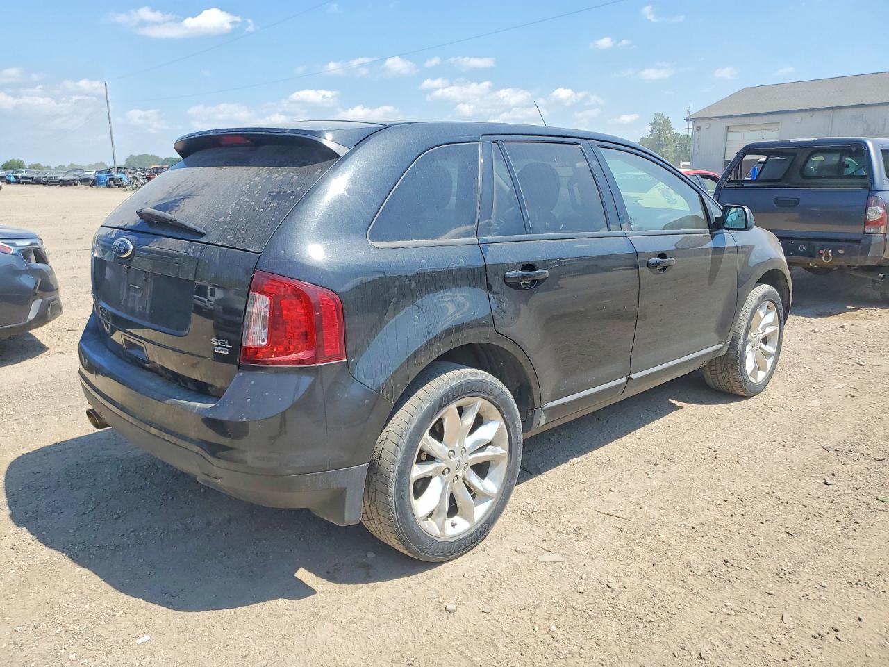 2014 Ford Edge Sel Black vin: 2FMDK4JC5EBB79990