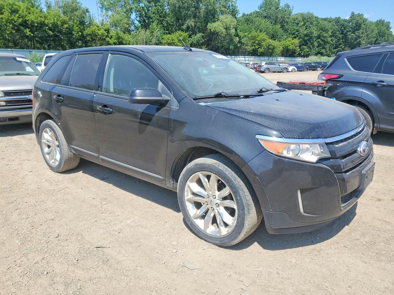 2014 Ford Edge Sel Black vin: 2FMDK4JC5EBB79990