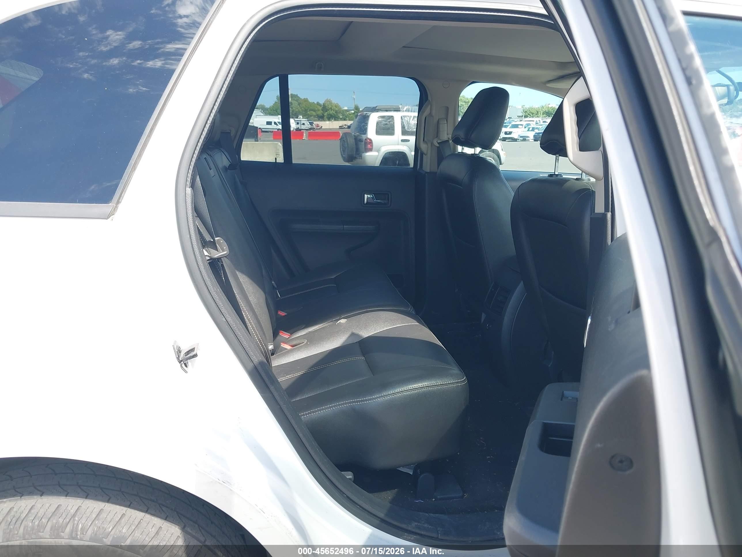 2010 Ford Edge Sel White vin: 2FMDK4JC6ABA37349