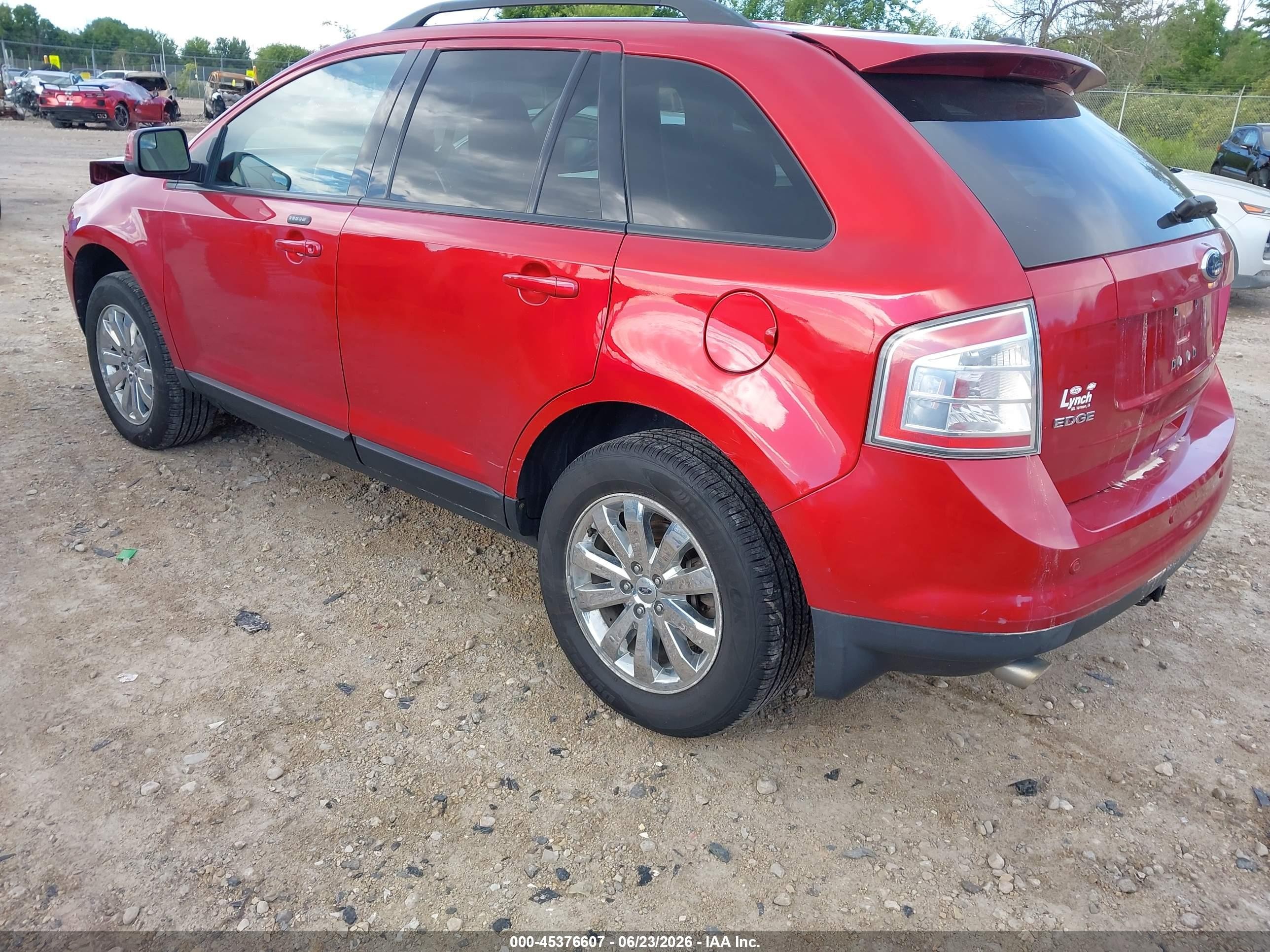 2010 Ford Edge Sel Красный vin: 2FMDK4JC6ABA56290