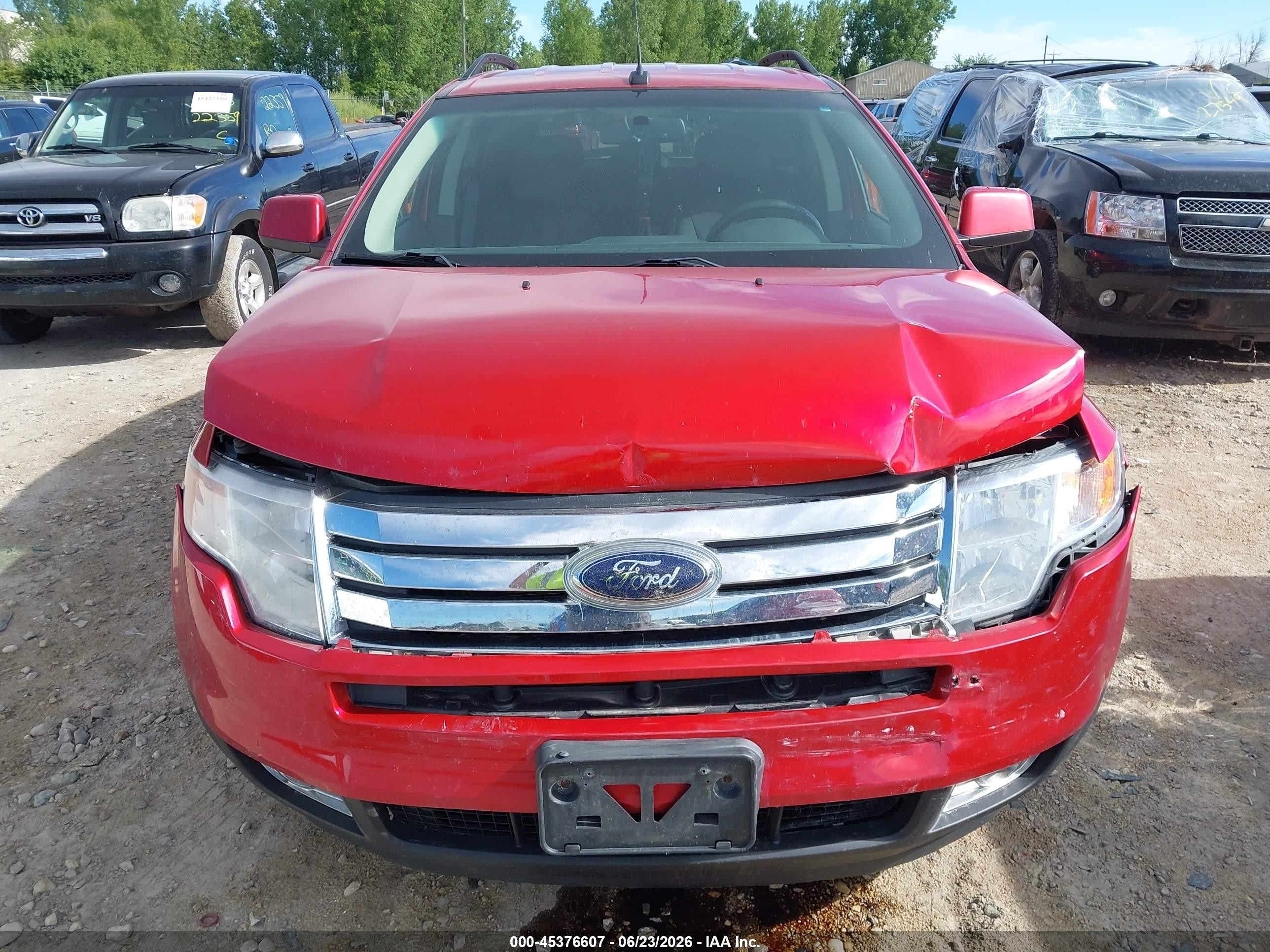2010 Ford Edge Sel Красный vin: 2FMDK4JC6ABA56290
