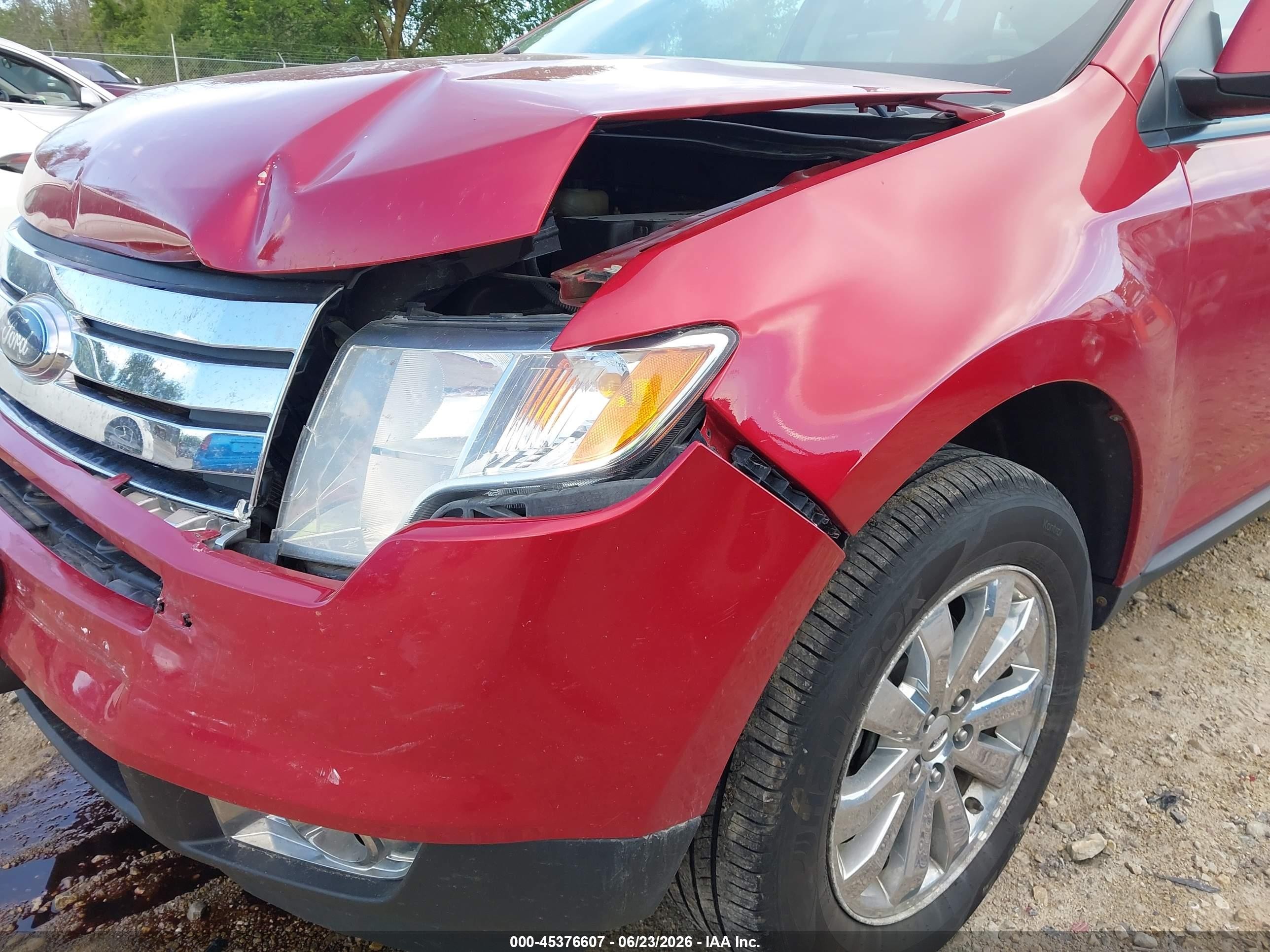 2010 Ford Edge Sel Красный vin: 2FMDK4JC6ABA56290
