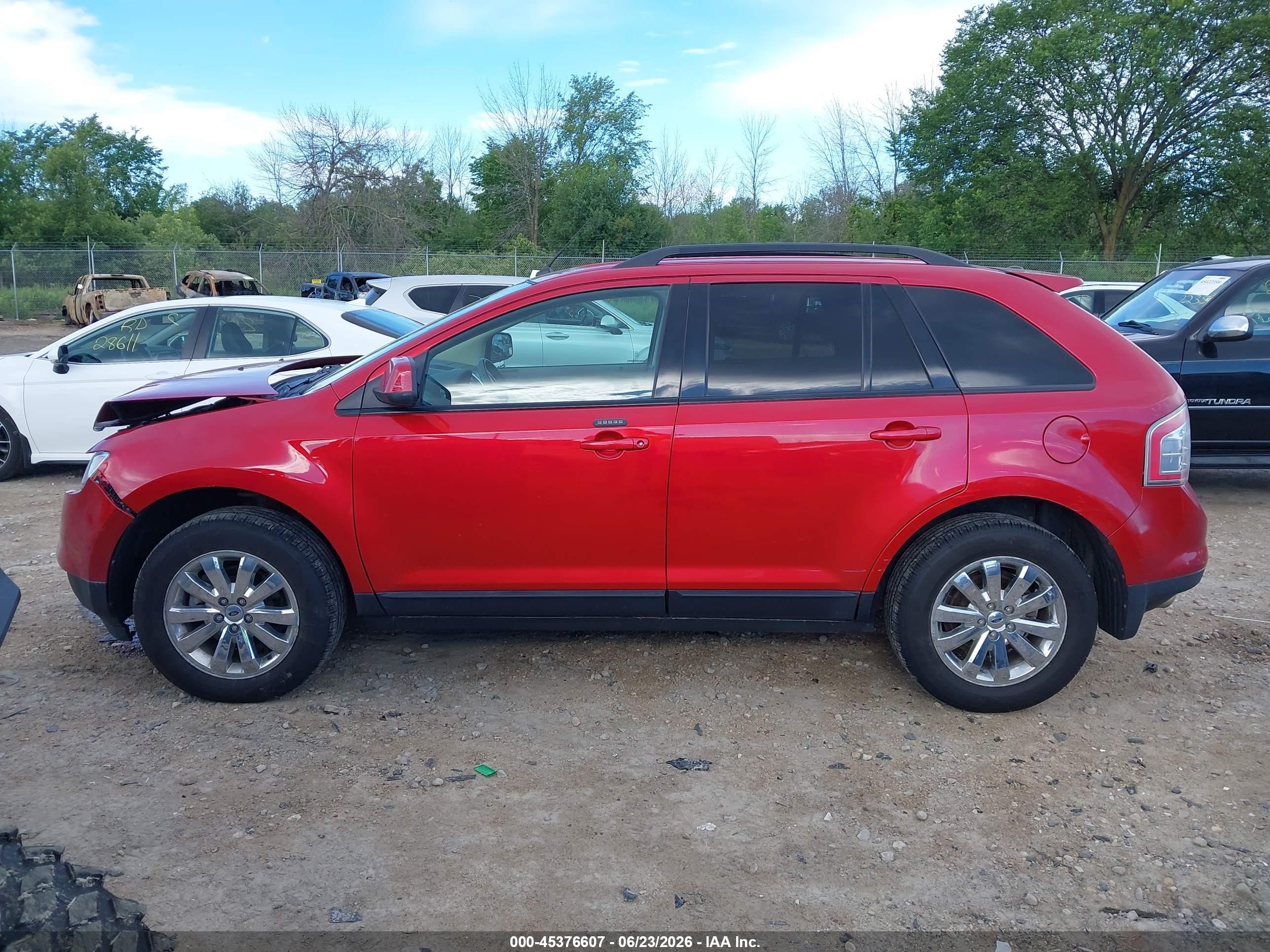 2010 Ford Edge Sel Красный vin: 2FMDK4JC6ABA56290