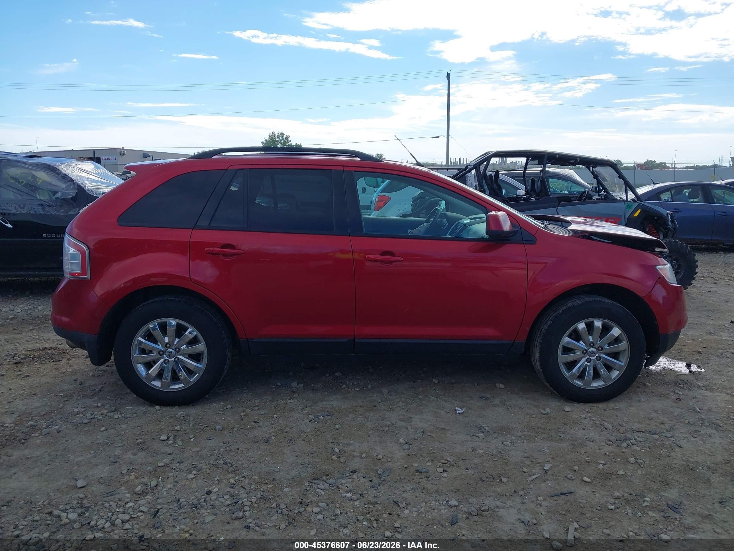 2010 Ford Edge Sel Красный vin: 2FMDK4JC6ABA56290