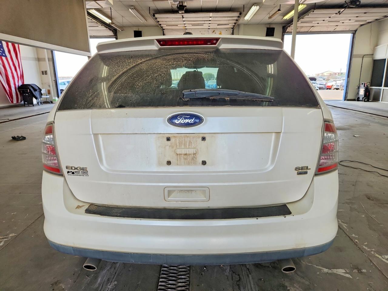 2010 Ford Edge Sel White vin: 2FMDK4JC6ABA77477
