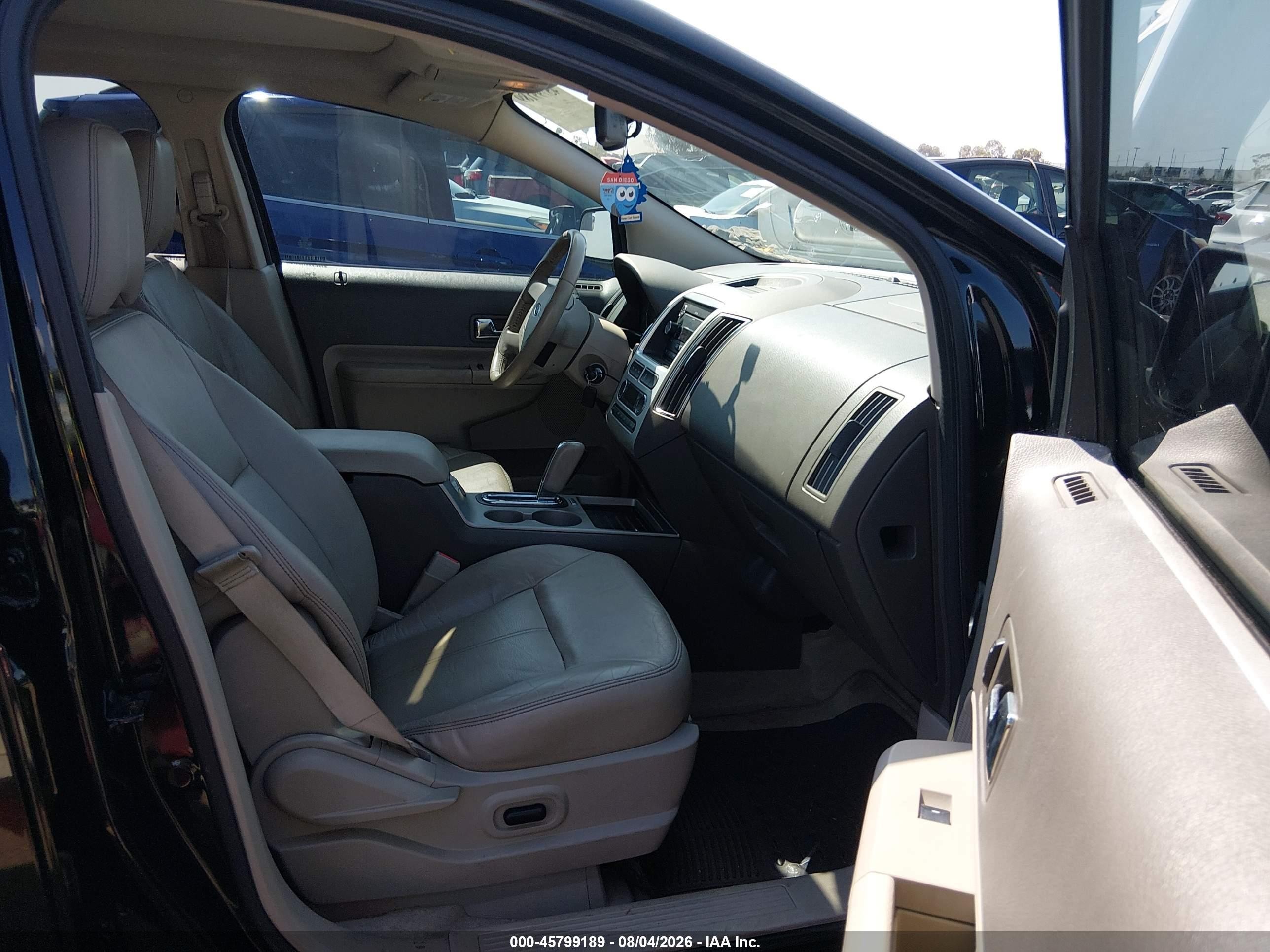 2010 Ford Edge Sel Черный vin: 2FMDK4JC6ABA88849