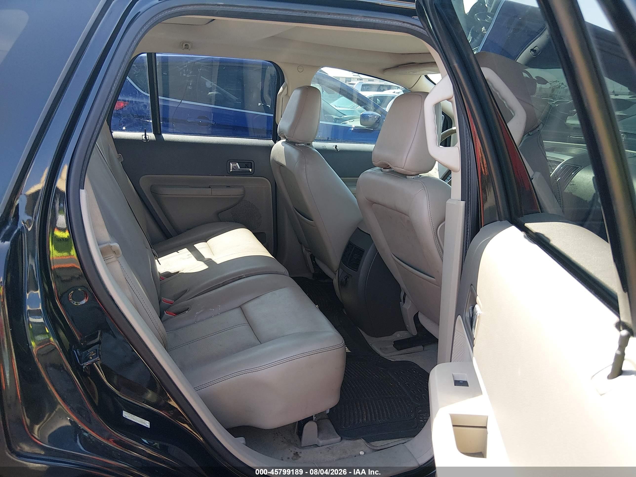 2010 Ford Edge Sel Черный vin: 2FMDK4JC6ABA88849