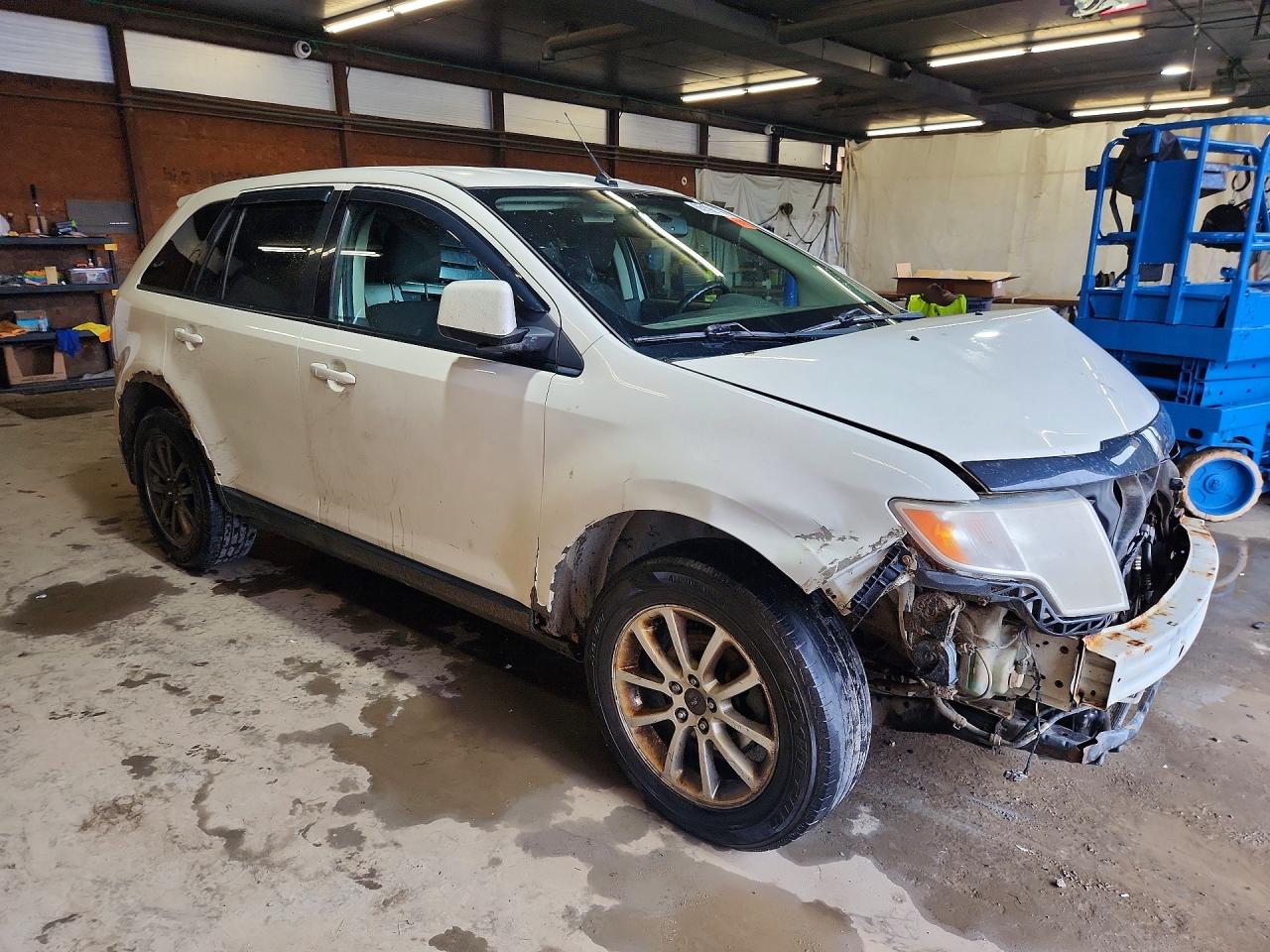 2010 Ford Edge Sel White vin: 2FMDK4JC6ABB60178