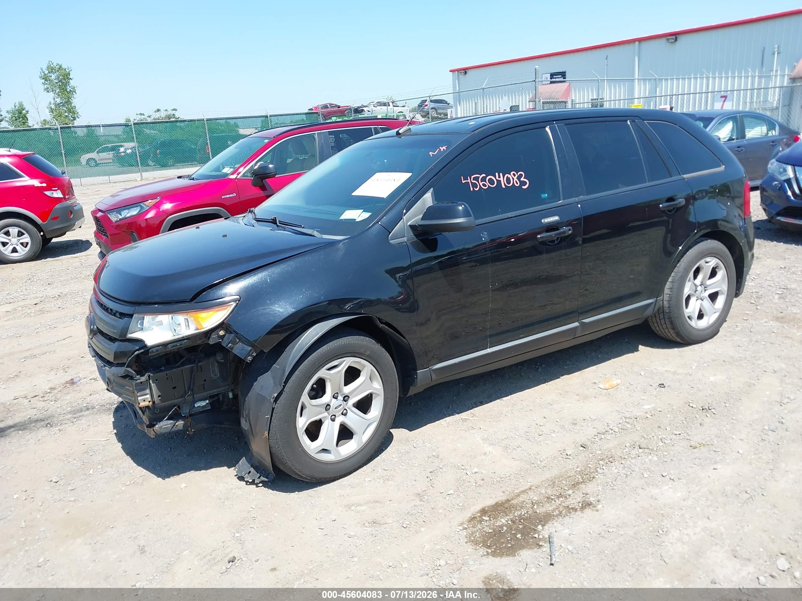 2011 Ford Edge Sel Black vin: 2FMDK4JC6BBB58013