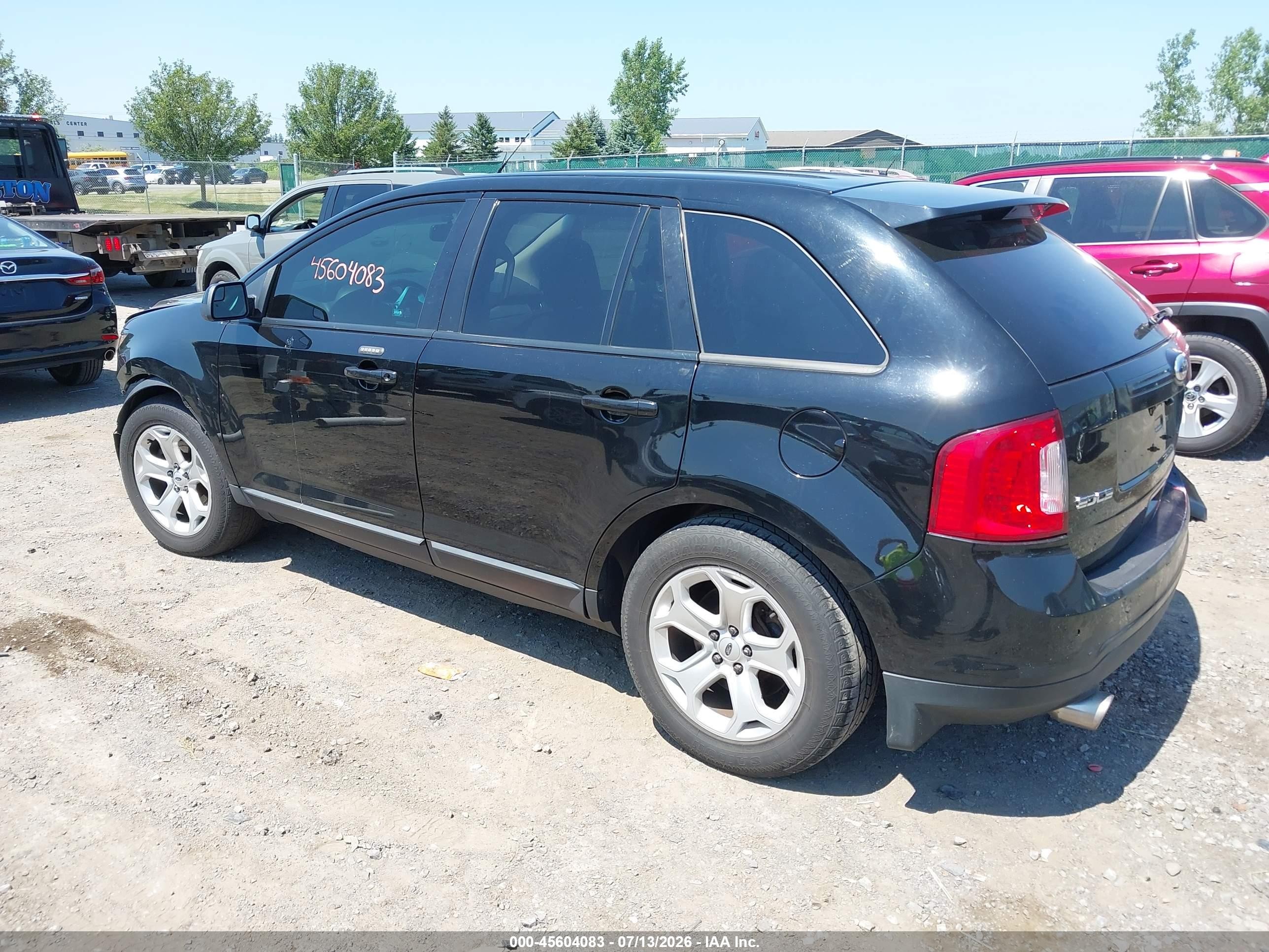 2011 Ford Edge Sel Black vin: 2FMDK4JC6BBB58013