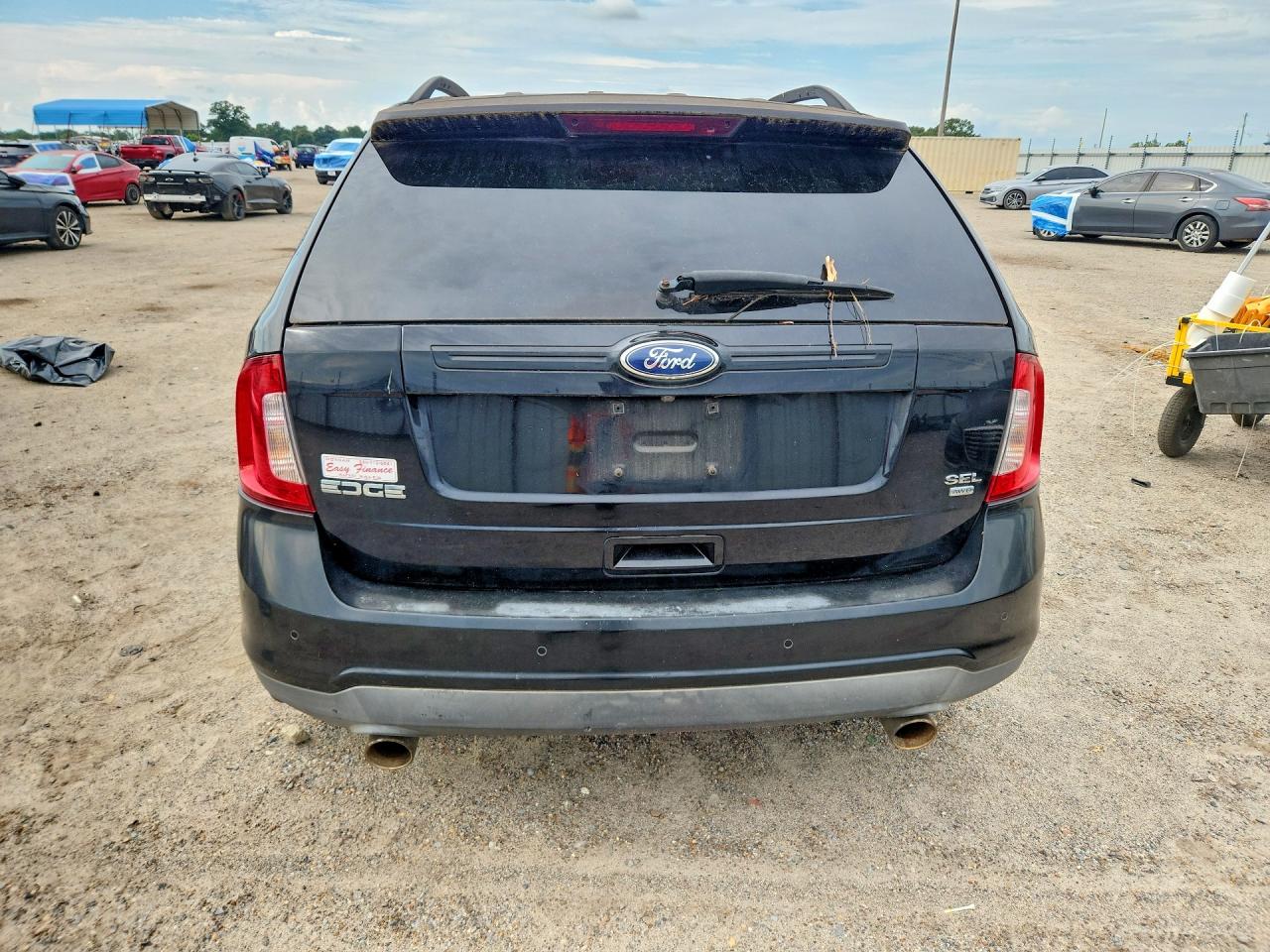 2011 Ford Edge Sel Black vin: 2FMDK4JC6BBB65947