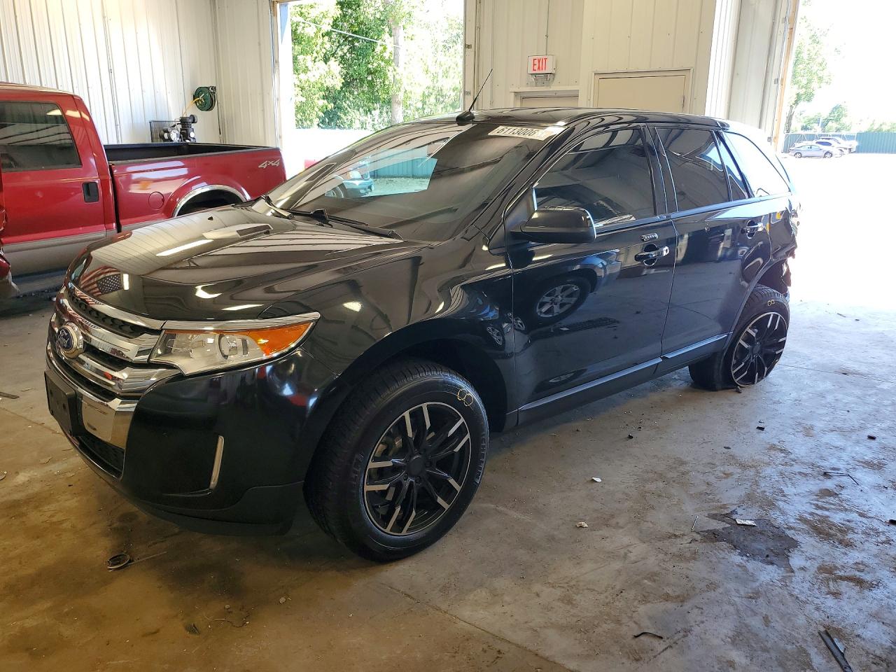 2012 Ford Edge Sel Черный vin: 2FMDK4JC6CBA52405