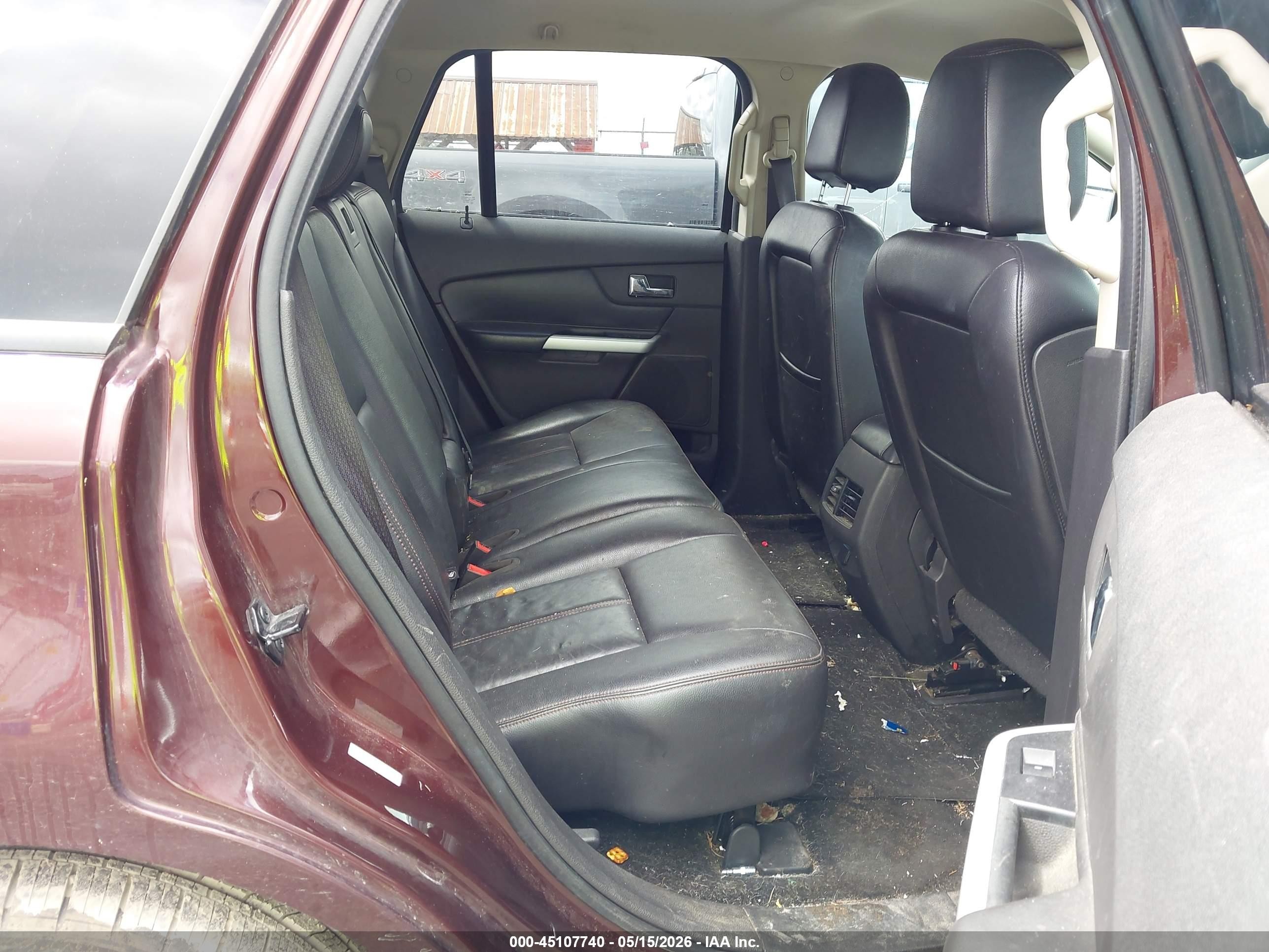2012 Ford Edge Sel Maroon vin: 2FMDK4JC6CBA93813