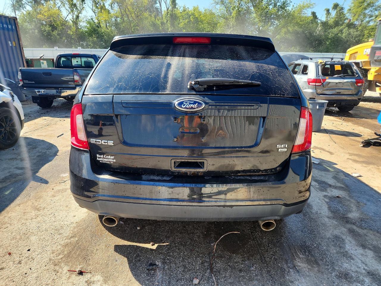 2013 Ford Edge Sel Black vin: 2FMDK4JC6DBA75362