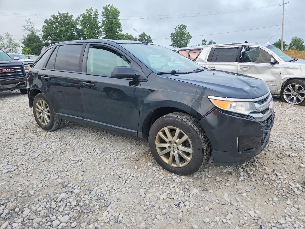 2013 Ford Edge Sel Черный vin: 2FMDK4JC6DBA78987