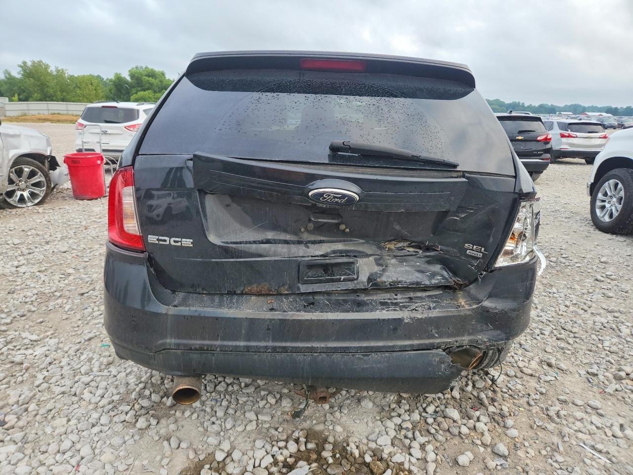 2013 Ford Edge Sel Черный vin: 2FMDK4JC6DBA78987