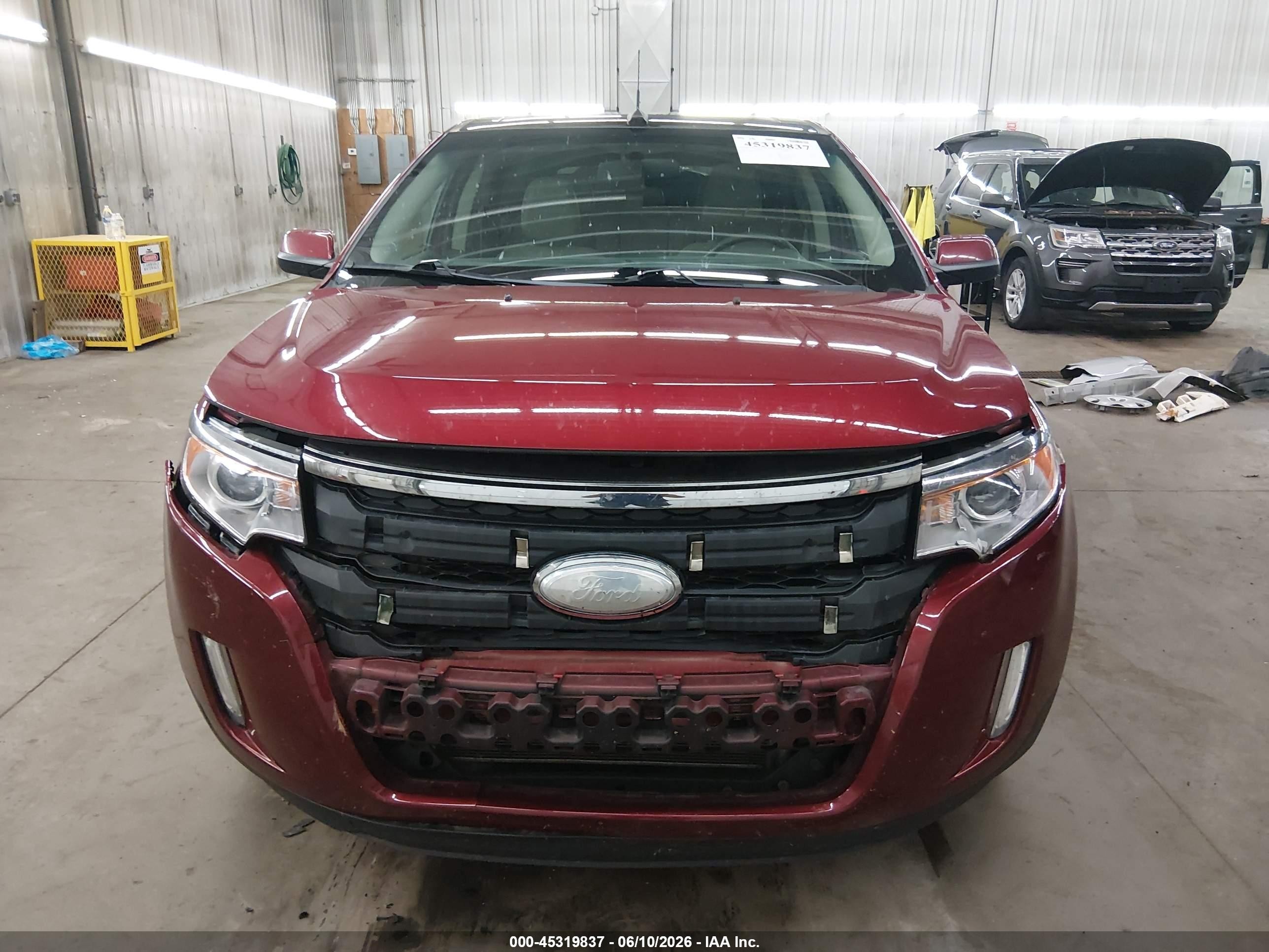 2013 Ford Edge Sel Red vin: 2FMDK4JC6DBB11552