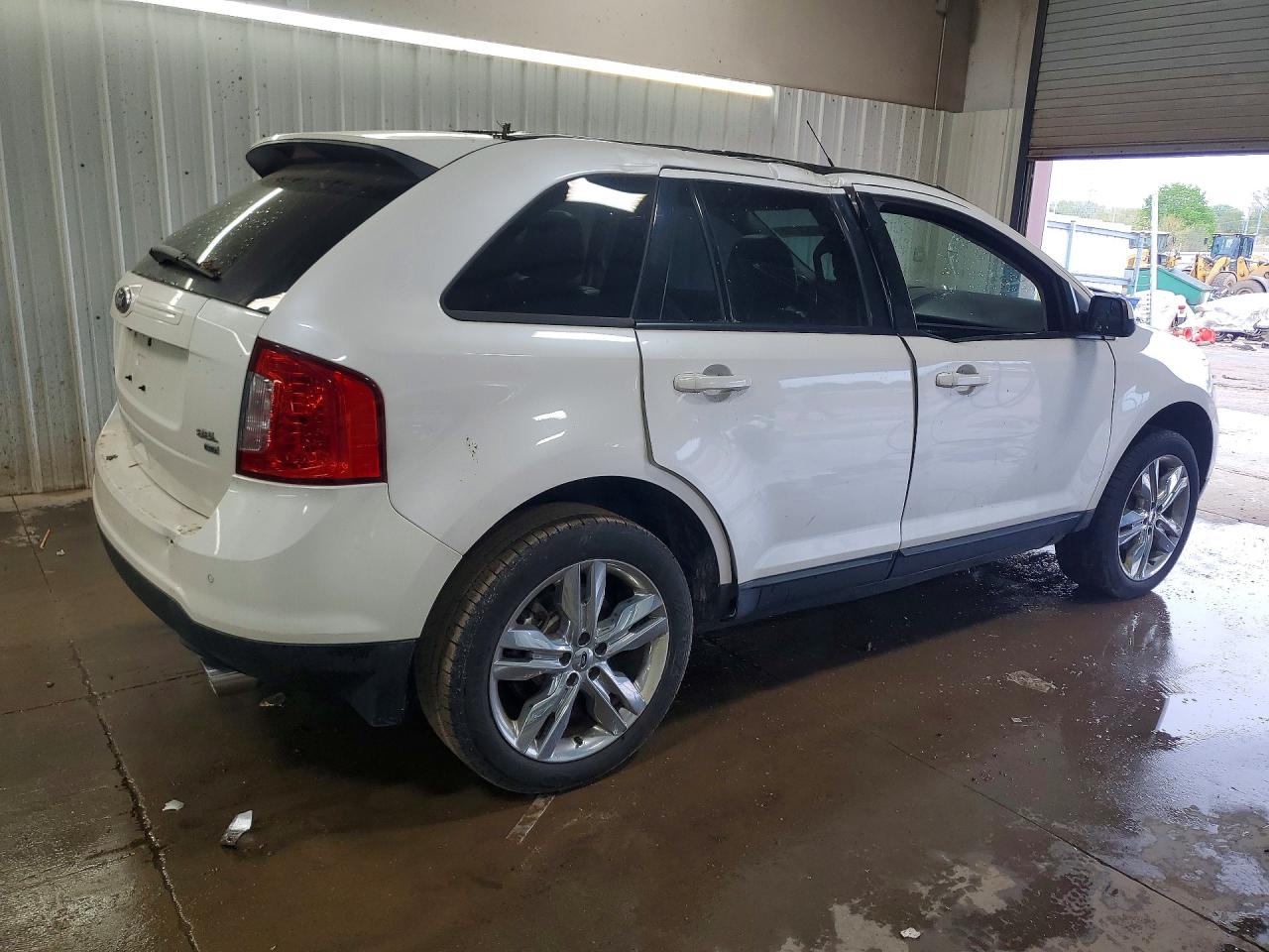 2013 Ford Edge Sel White vin: 2FMDK4JC6DBB19277