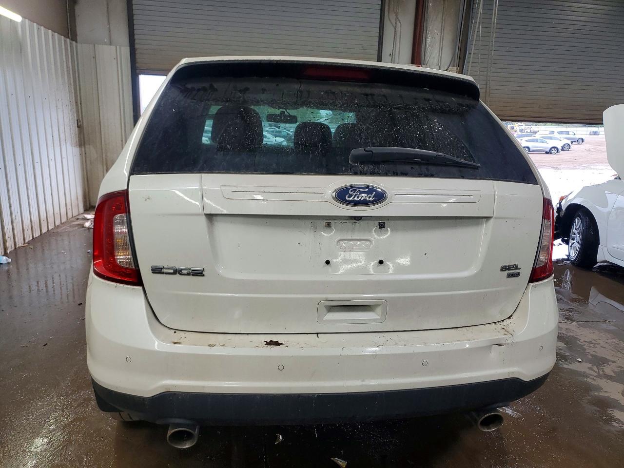 2013 Ford Edge Sel White vin: 2FMDK4JC6DBB19277